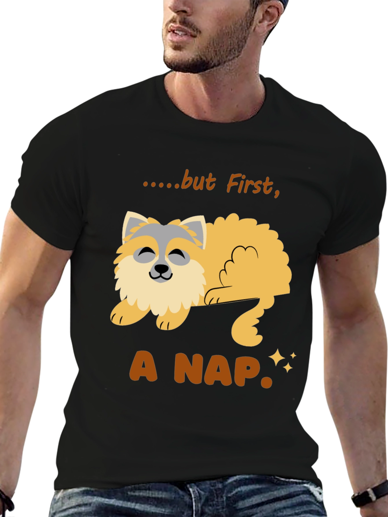 But First A Nap T-Shirt - Dog Lover Tee