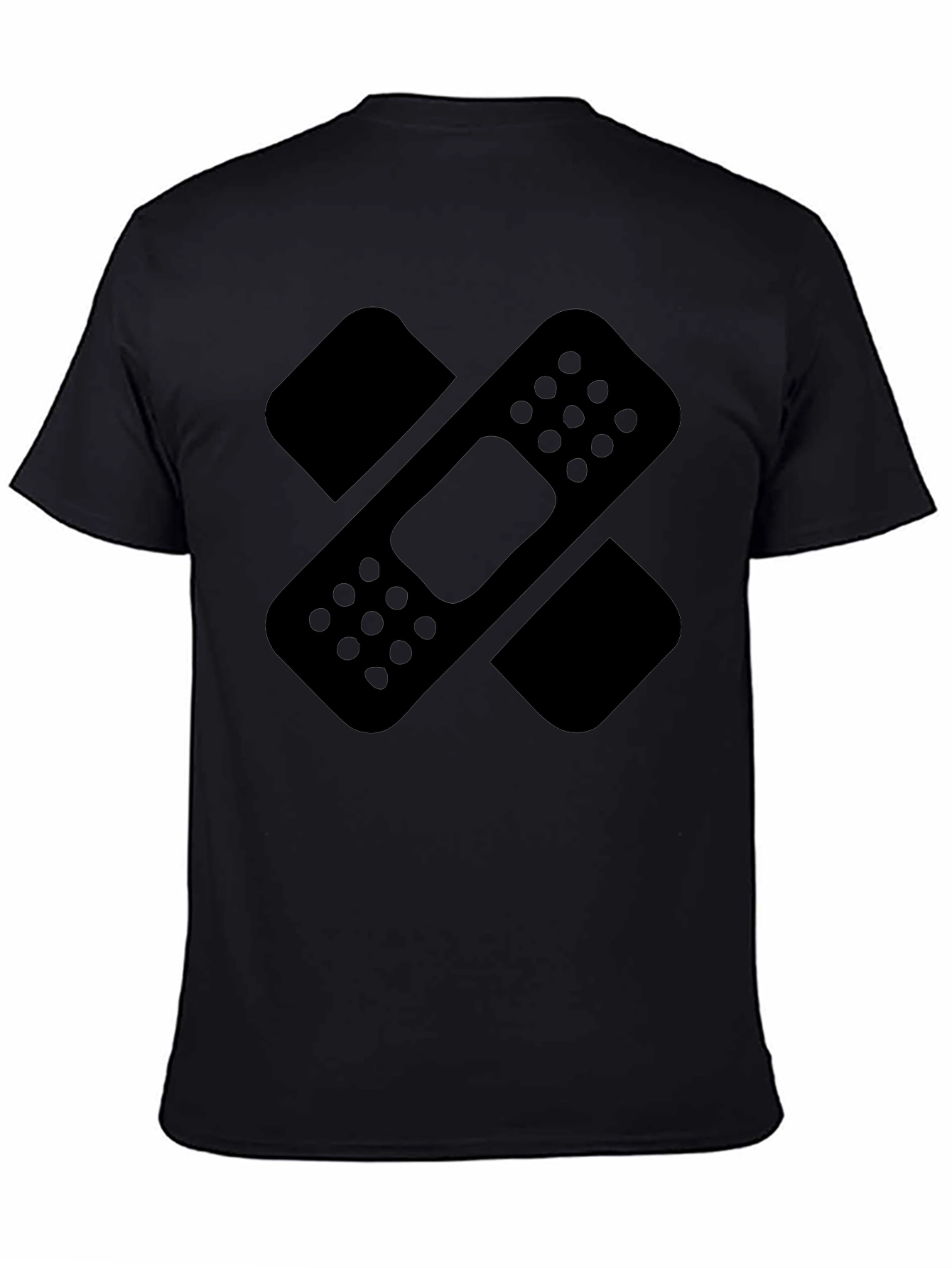 Black Band-Aid Graphic Tee - Unisex