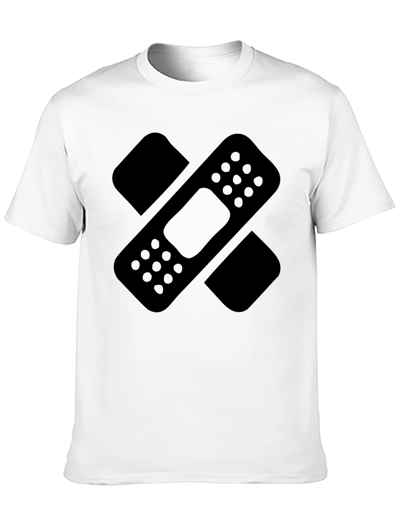 Black Band-Aid Graphic Tee - Unisex