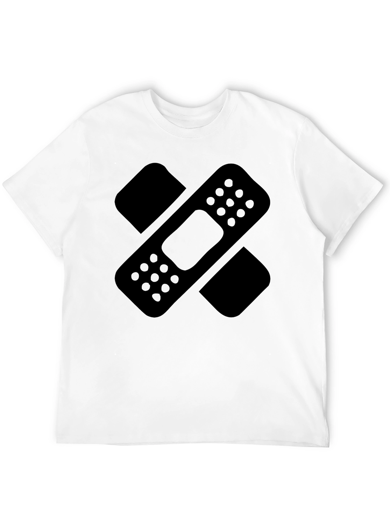 Black Band-Aid Graphic Tee - Unisex