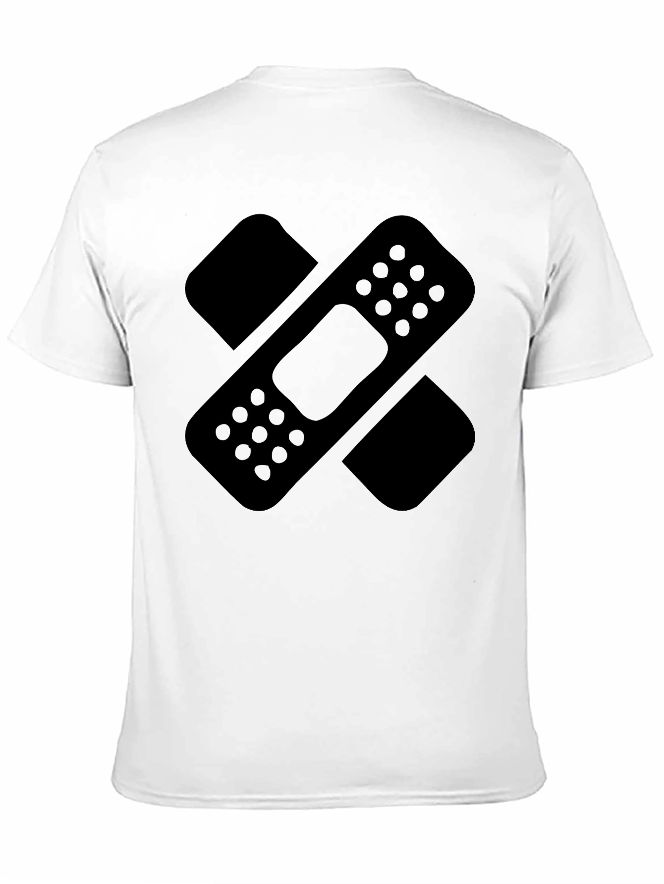 Black Band-Aid Graphic Tee - Unisex