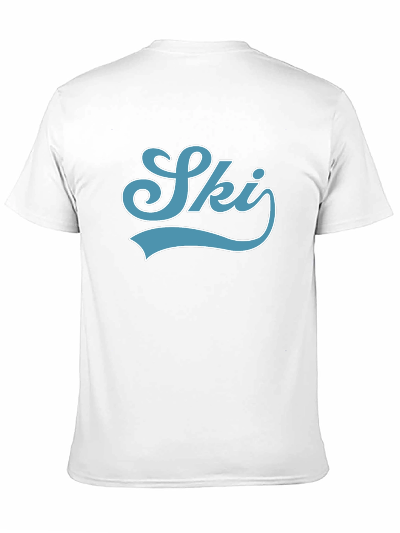 Retro Ski Graphic T-Shirt - Black