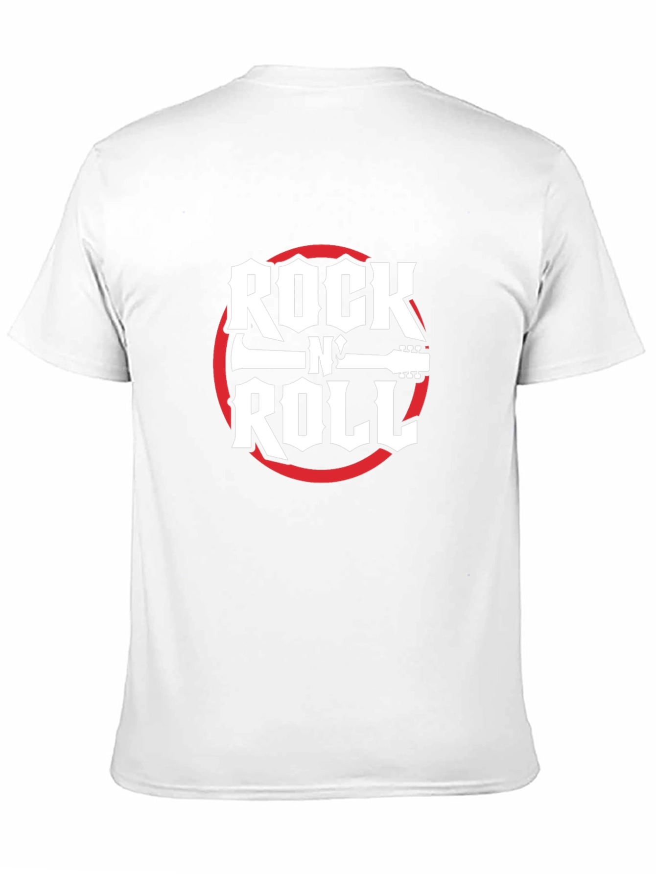 Rock N Roll Graphic Tee - Black Cotton T-Shirt