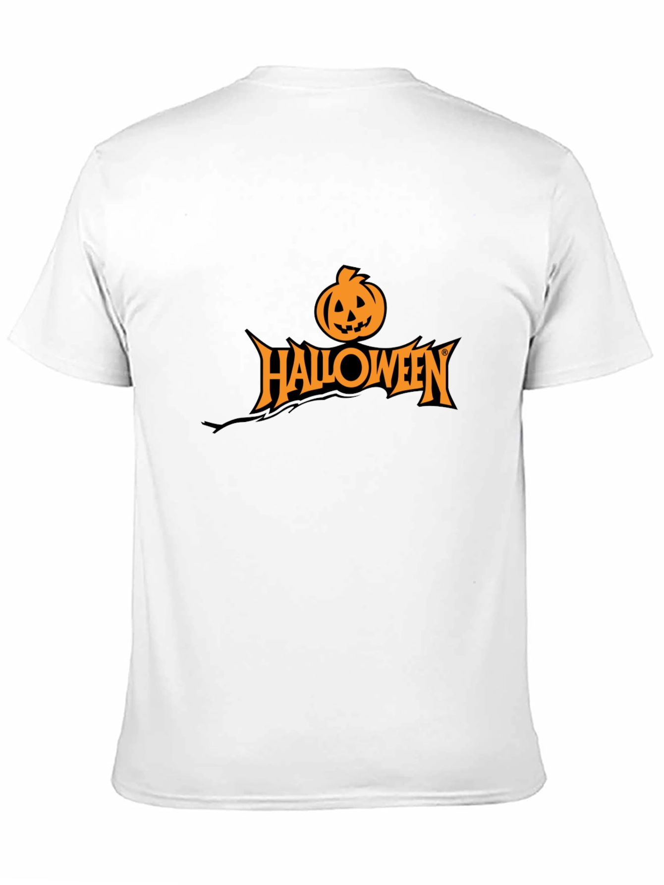 Halloween Pumpkin Graphic Black T-Shirt