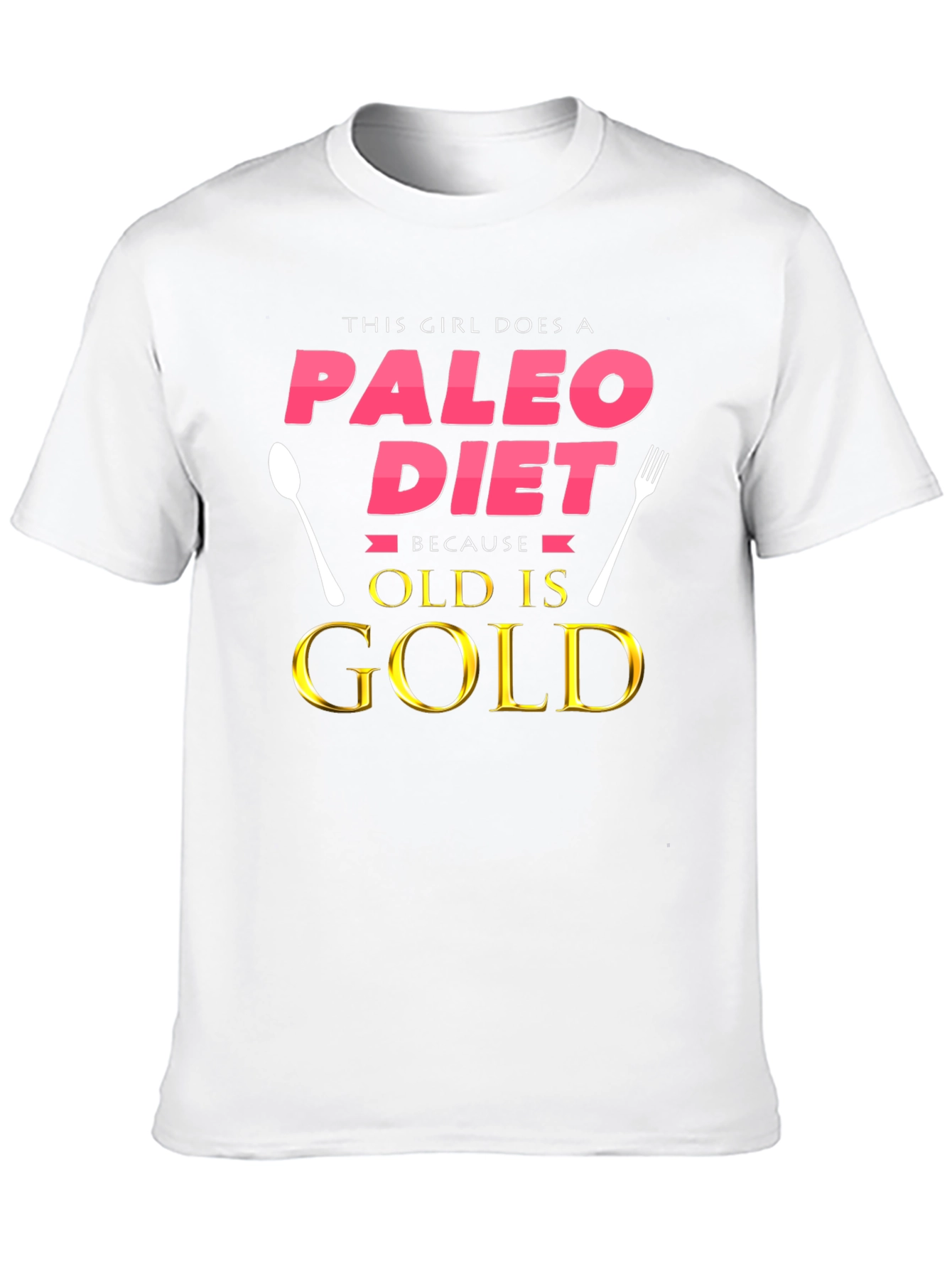 Paleo Diet T-Shirt - Old is Gold