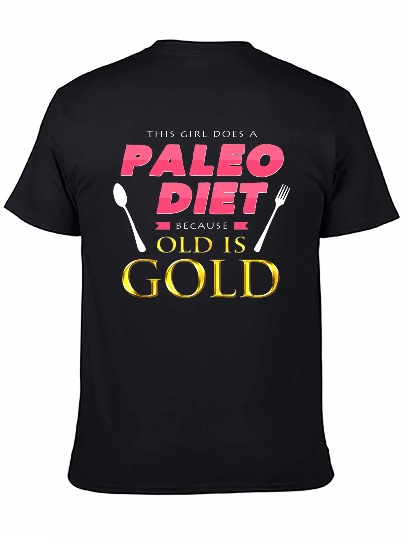 Paleo Diet T-Shirt - Old is Gold