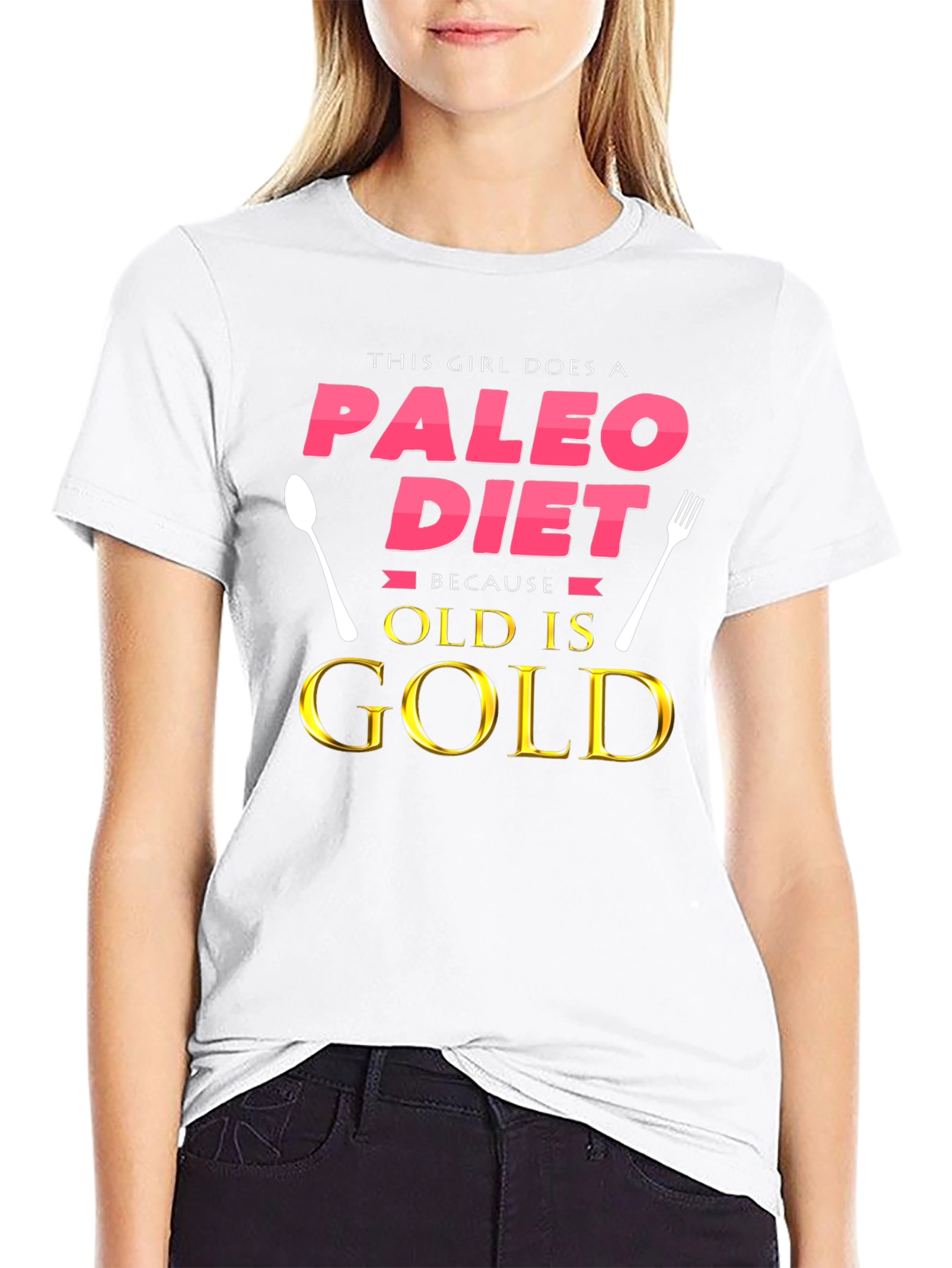 Paleo Diet T-Shirt - Old is Gold
