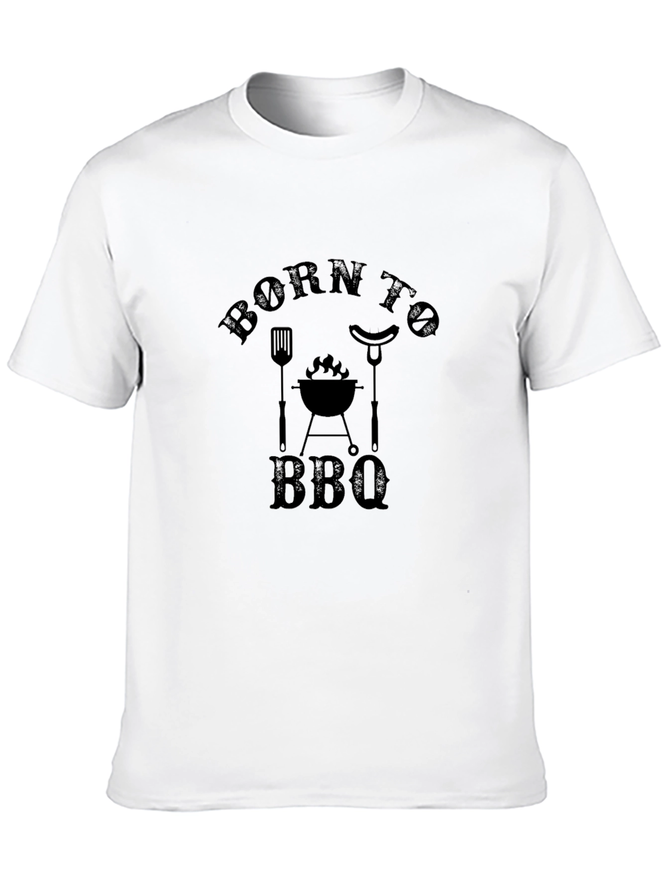Born to BBQ Black Graphic Tee
