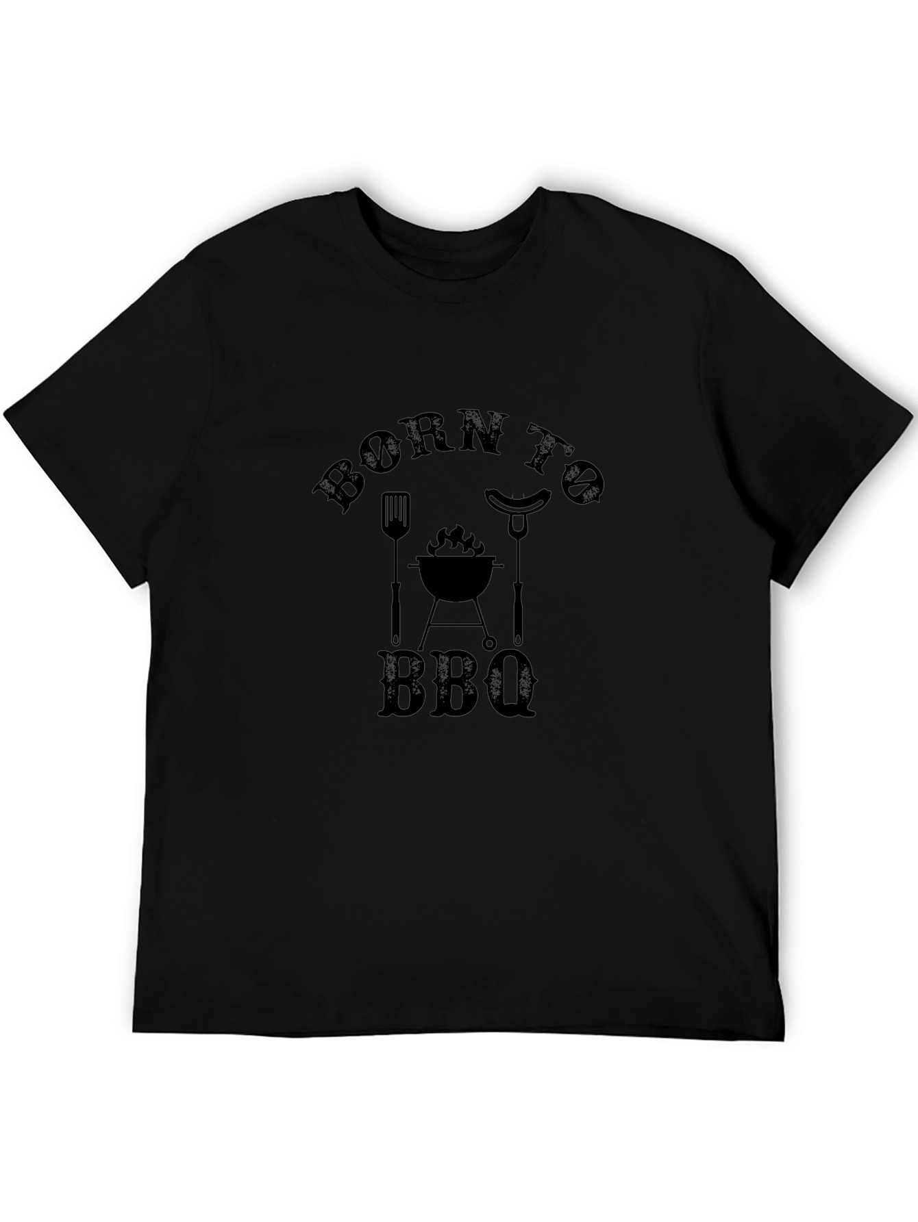 Born to BBQ Black Graphic Tee