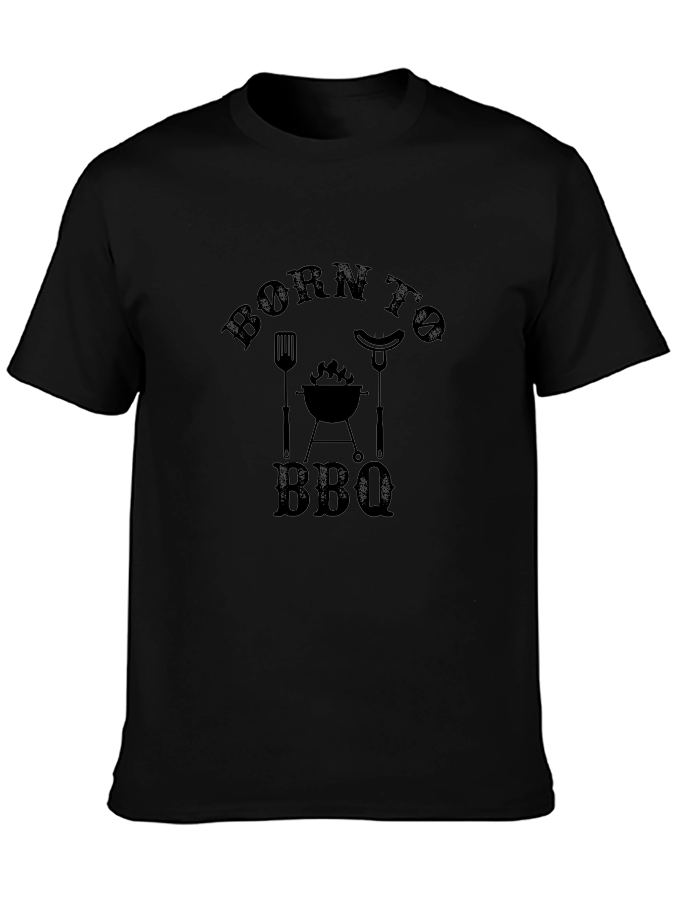 Born to BBQ Black Graphic Tee
