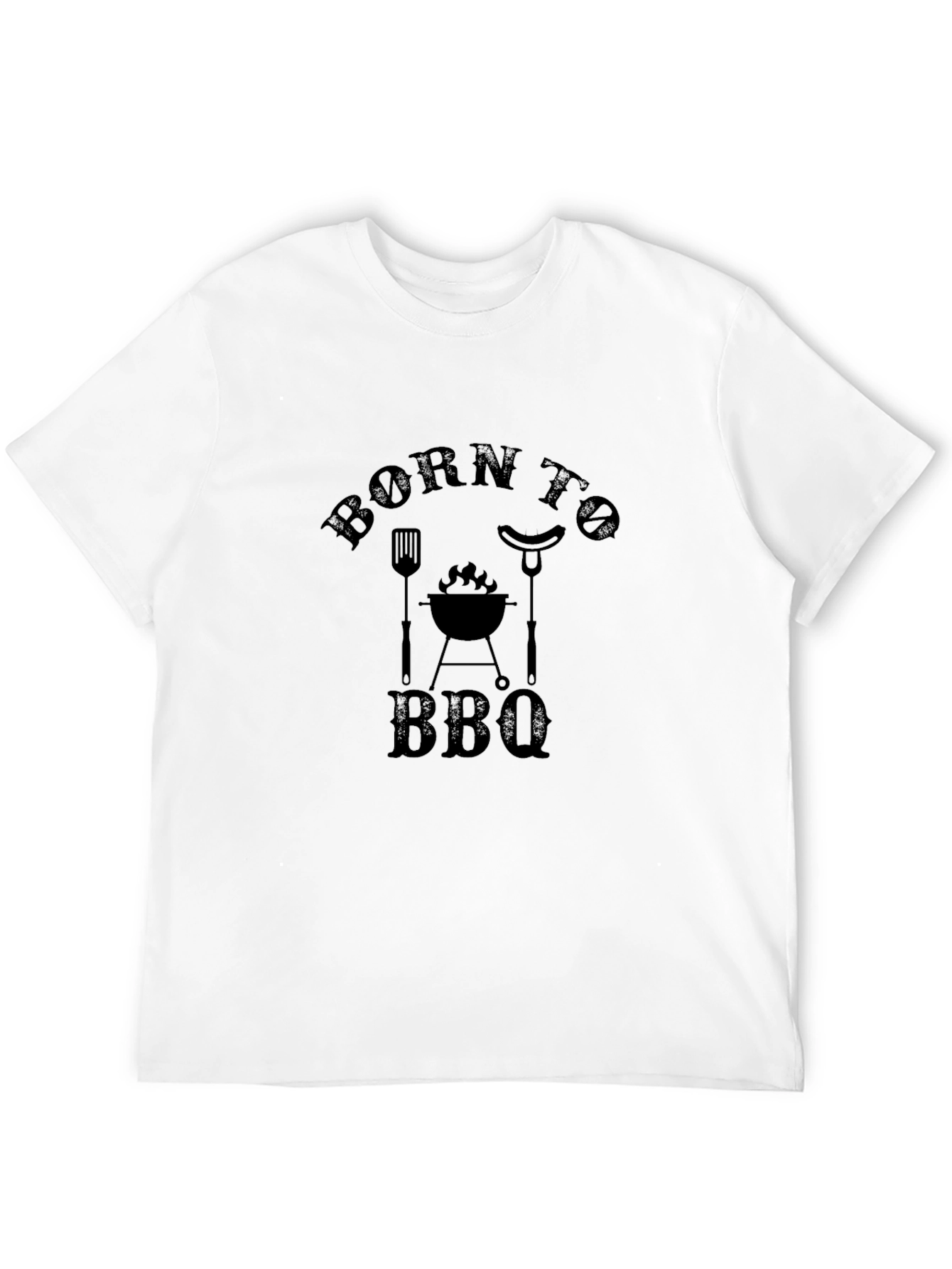 Born to BBQ Black Graphic Tee