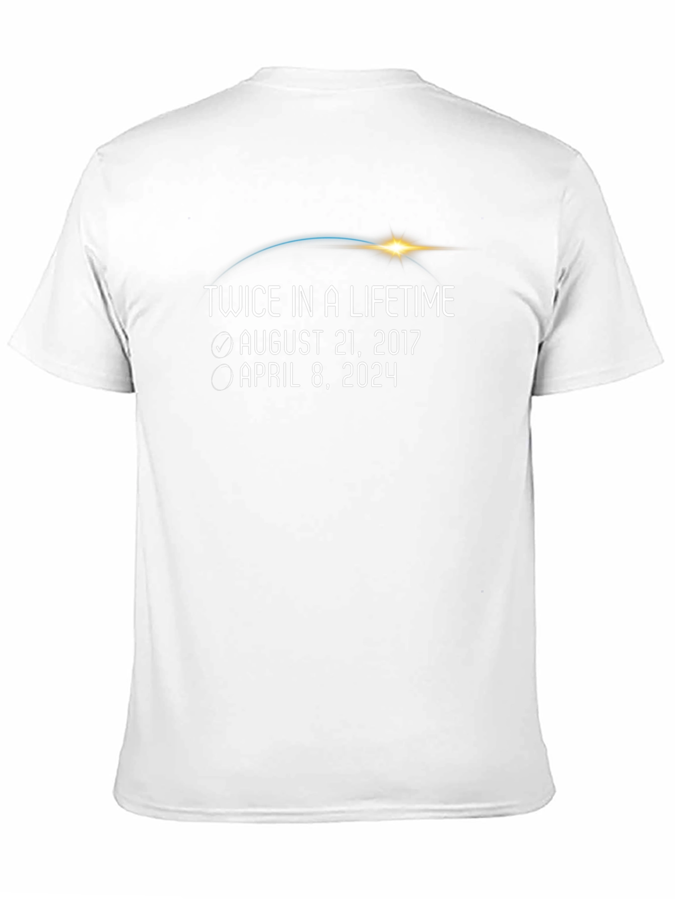 Twice in a Lifetime Eclipse Dates T-Shirt