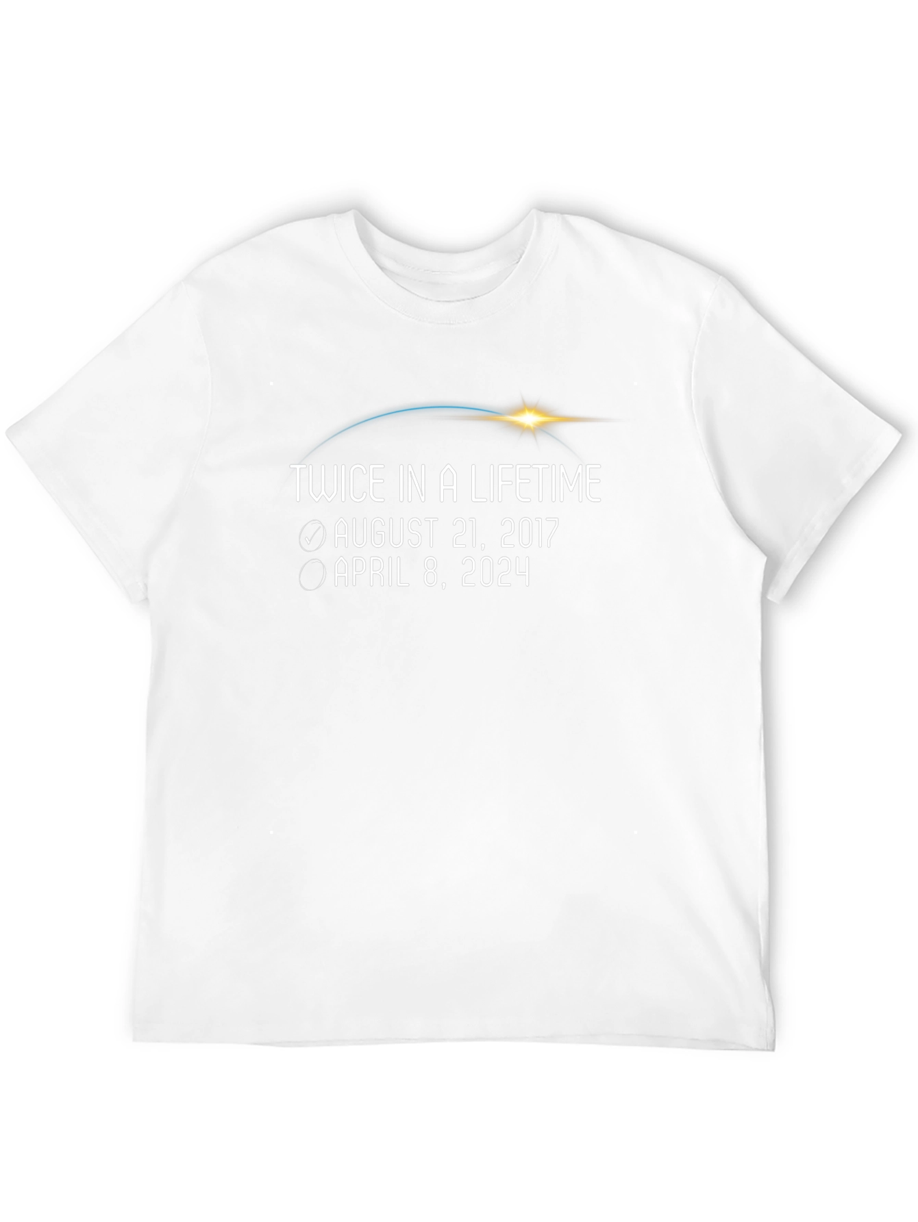 Twice in a Lifetime Eclipse Dates T-Shirt