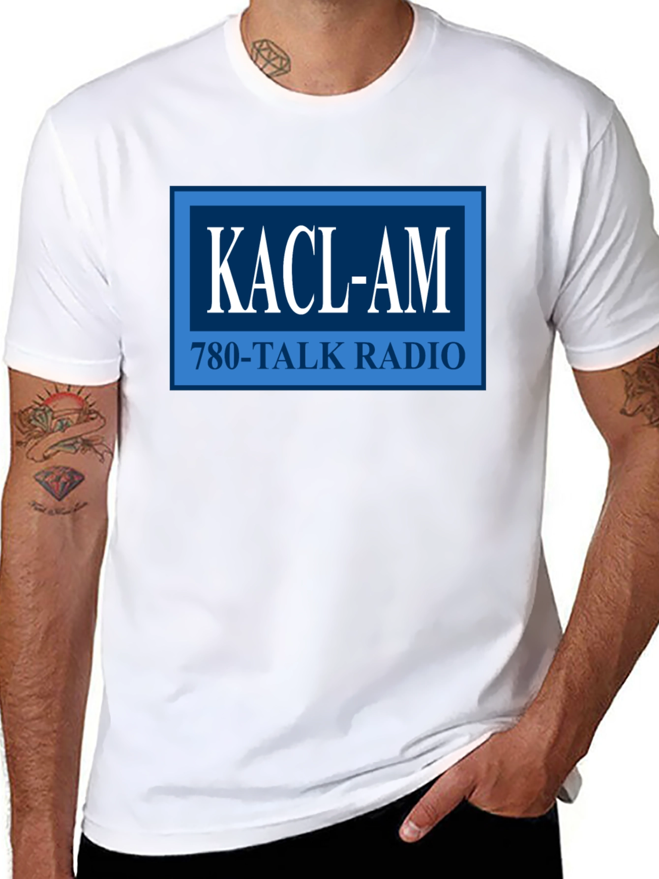 KACL-AM 780-Talk Radio Black T-Shirt