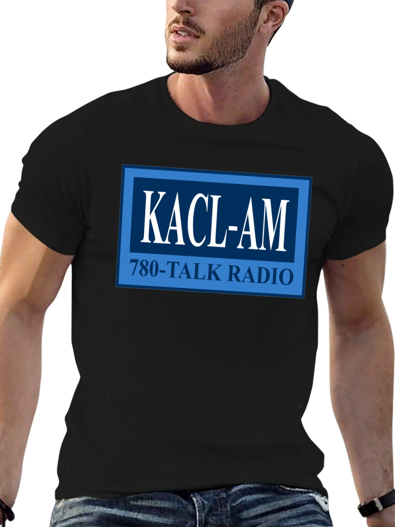 KACL-AM 780-Talk Radio Black T-Shirt