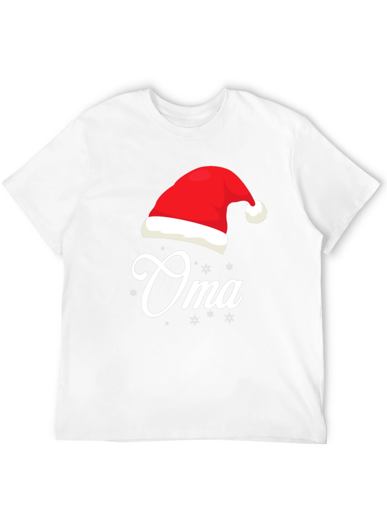 Oma Christmas Santa Hat T-Shirt