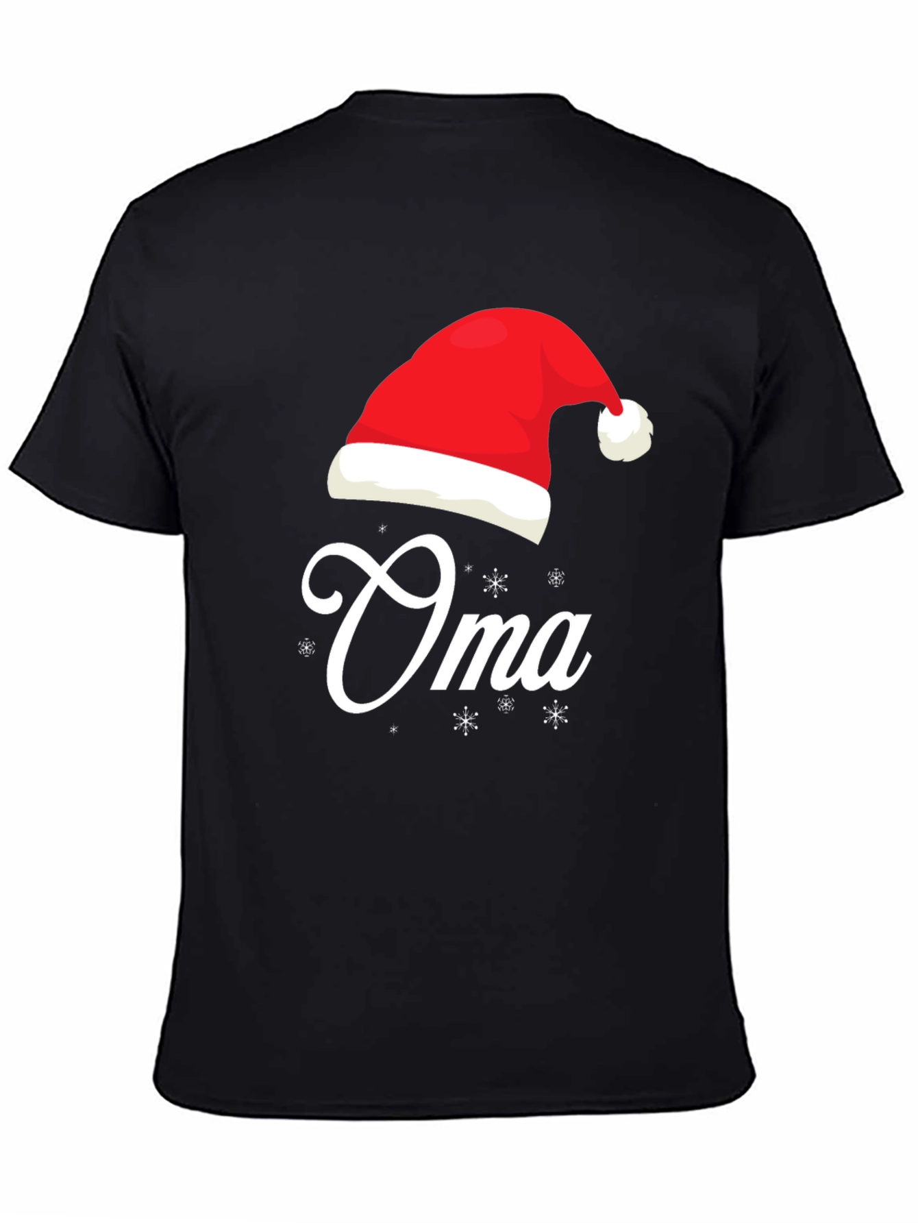 Oma Christmas Santa Hat T-Shirt