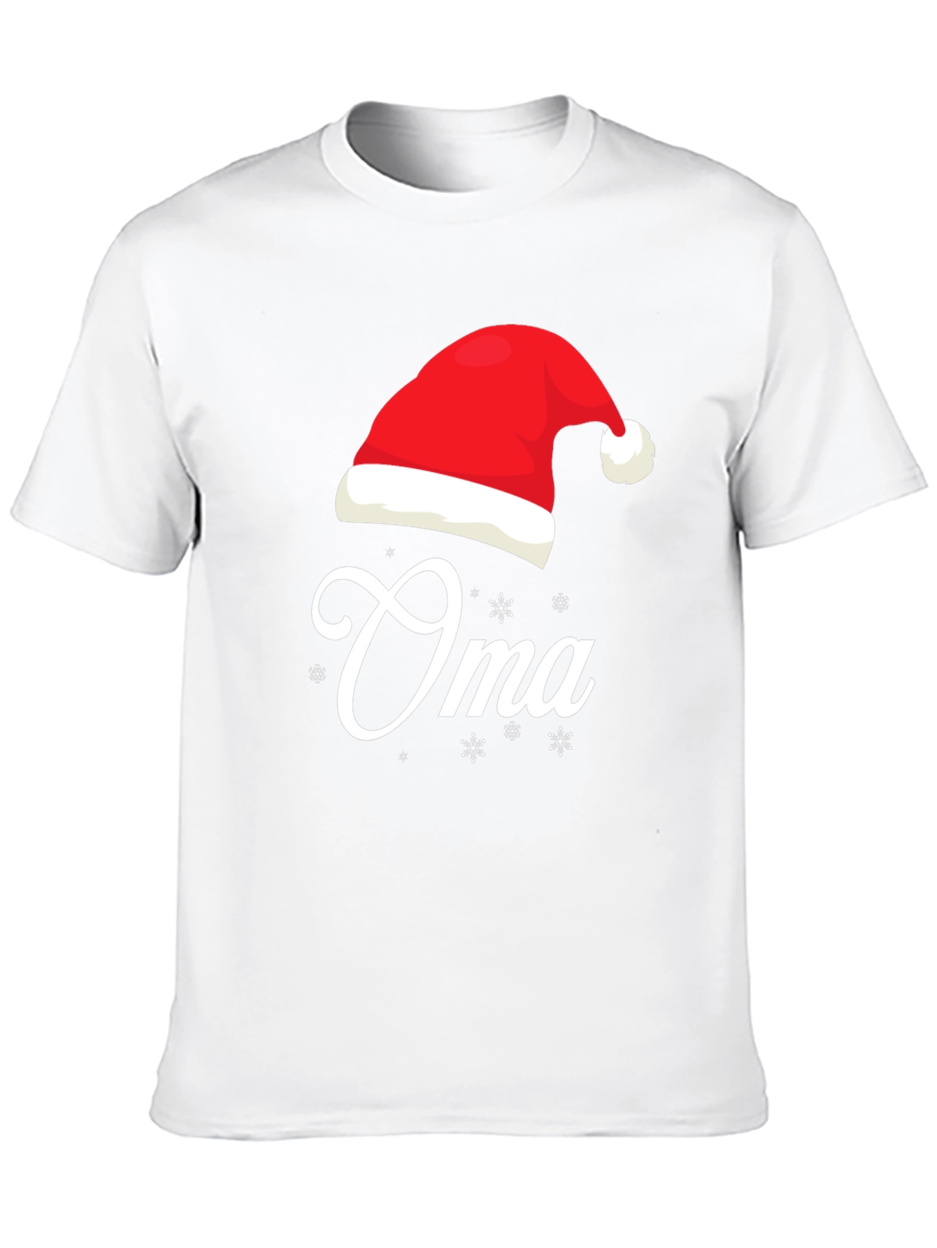 Oma Christmas Santa Hat T-Shirt