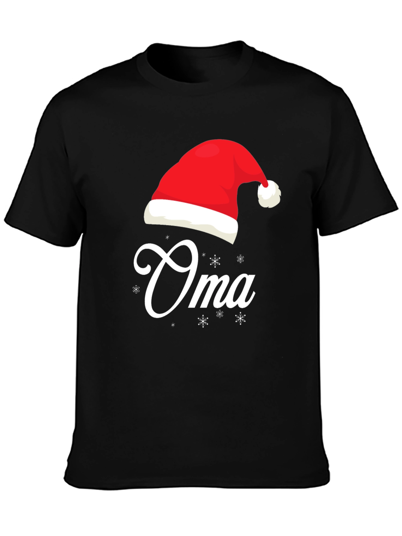 Oma Christmas Santa Hat T-Shirt