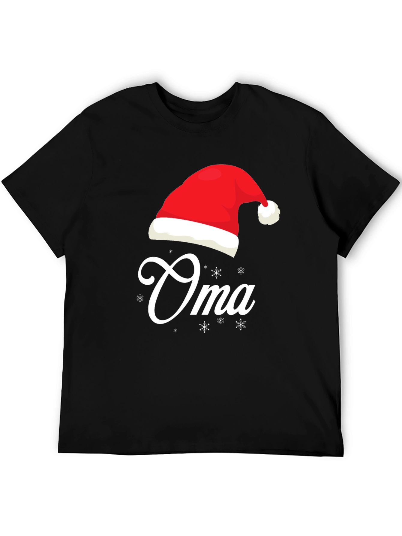Oma Christmas Santa Hat T-Shirt