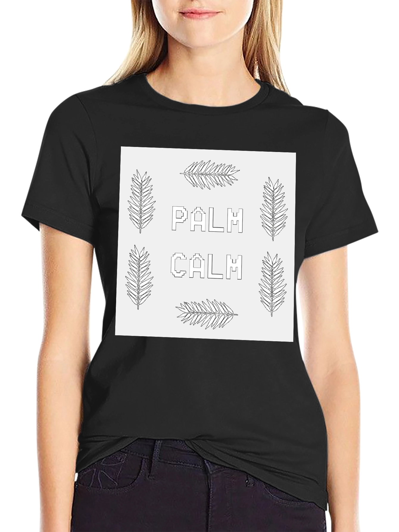 Palm Calm Graphic T-Shirt - Relaxed Fit