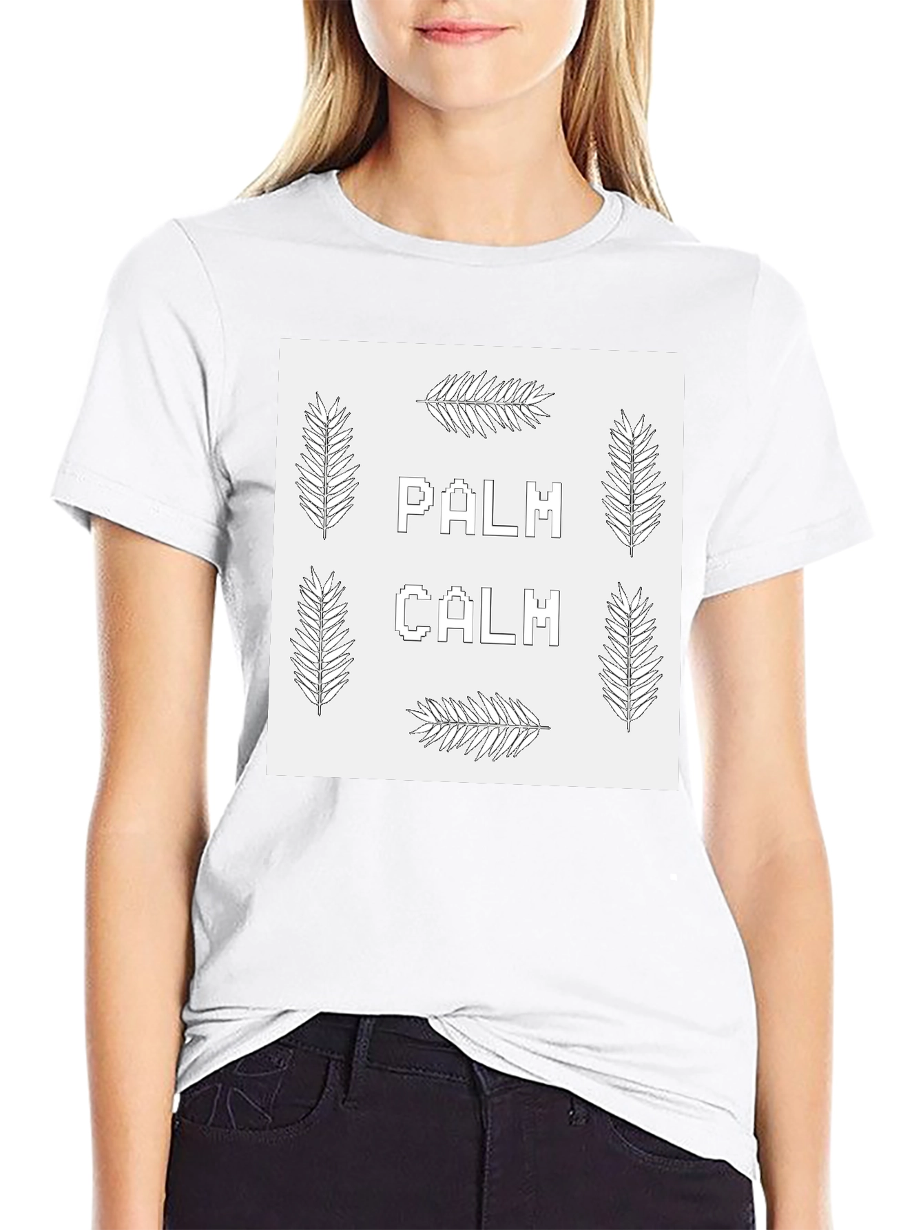 Palm Calm Graphic T-Shirt - Relaxed Fit