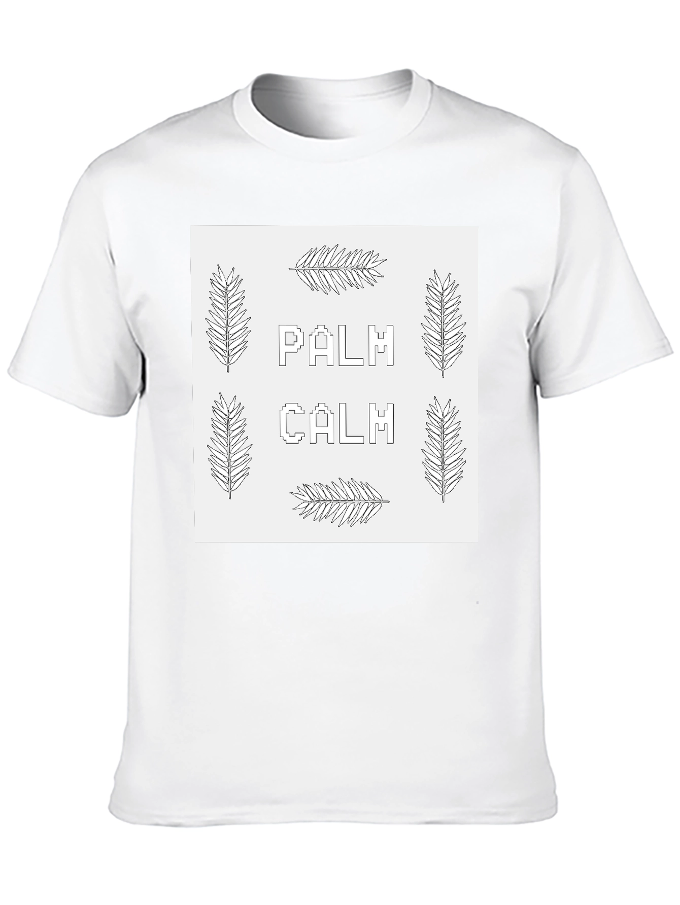 Palm Calm Graphic T-Shirt - Relaxed Fit