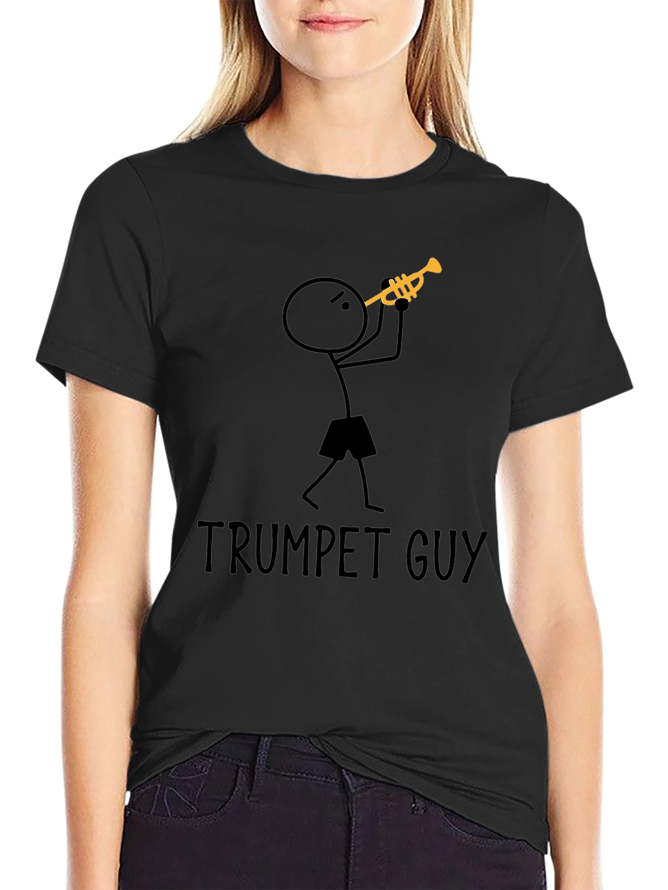 Trumpet Guy Graphic T-Shirt - Musician Tee