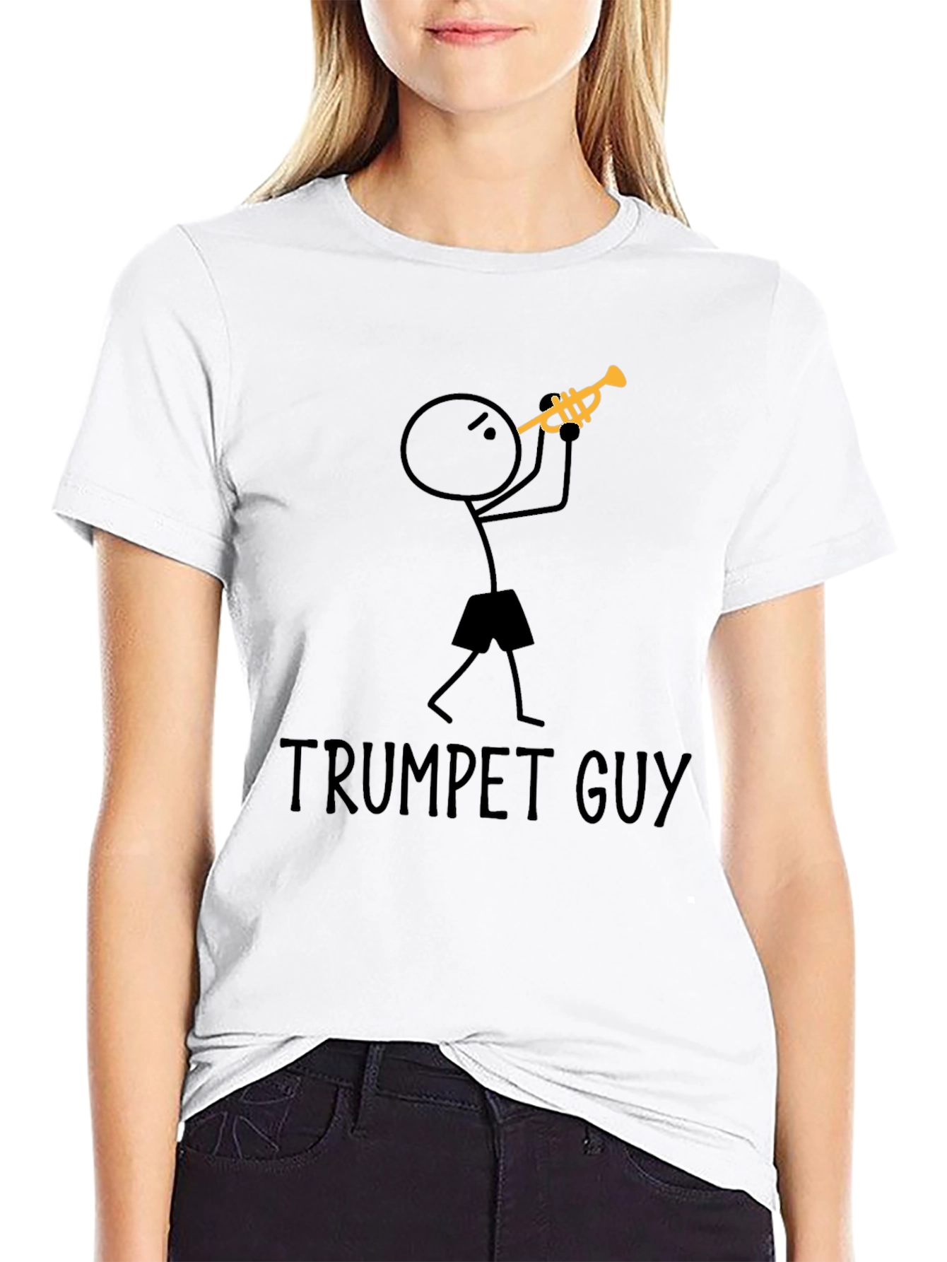 Trumpet Guy Graphic T-Shirt - Musician Tee