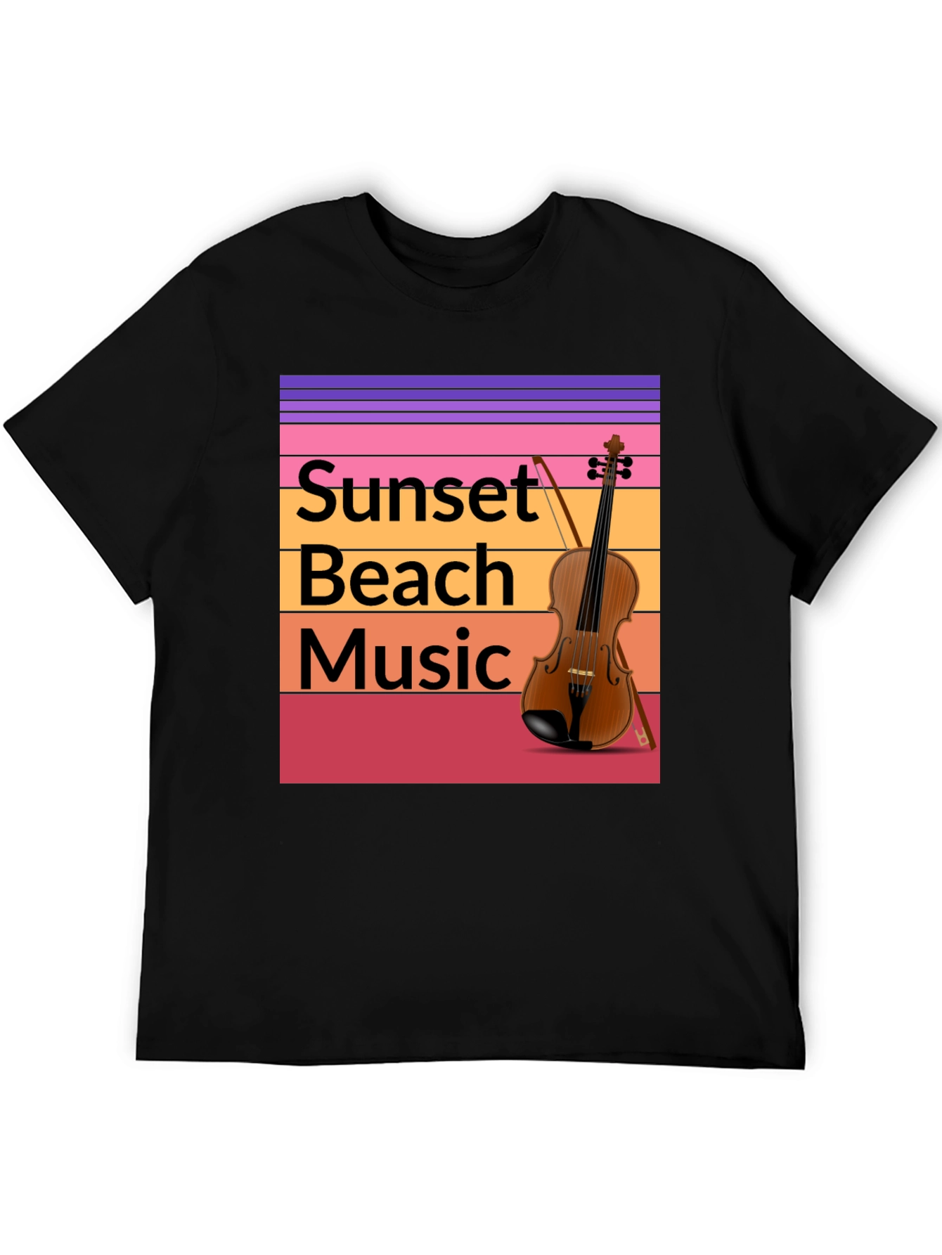 Sunset Beach Music T-Shirt