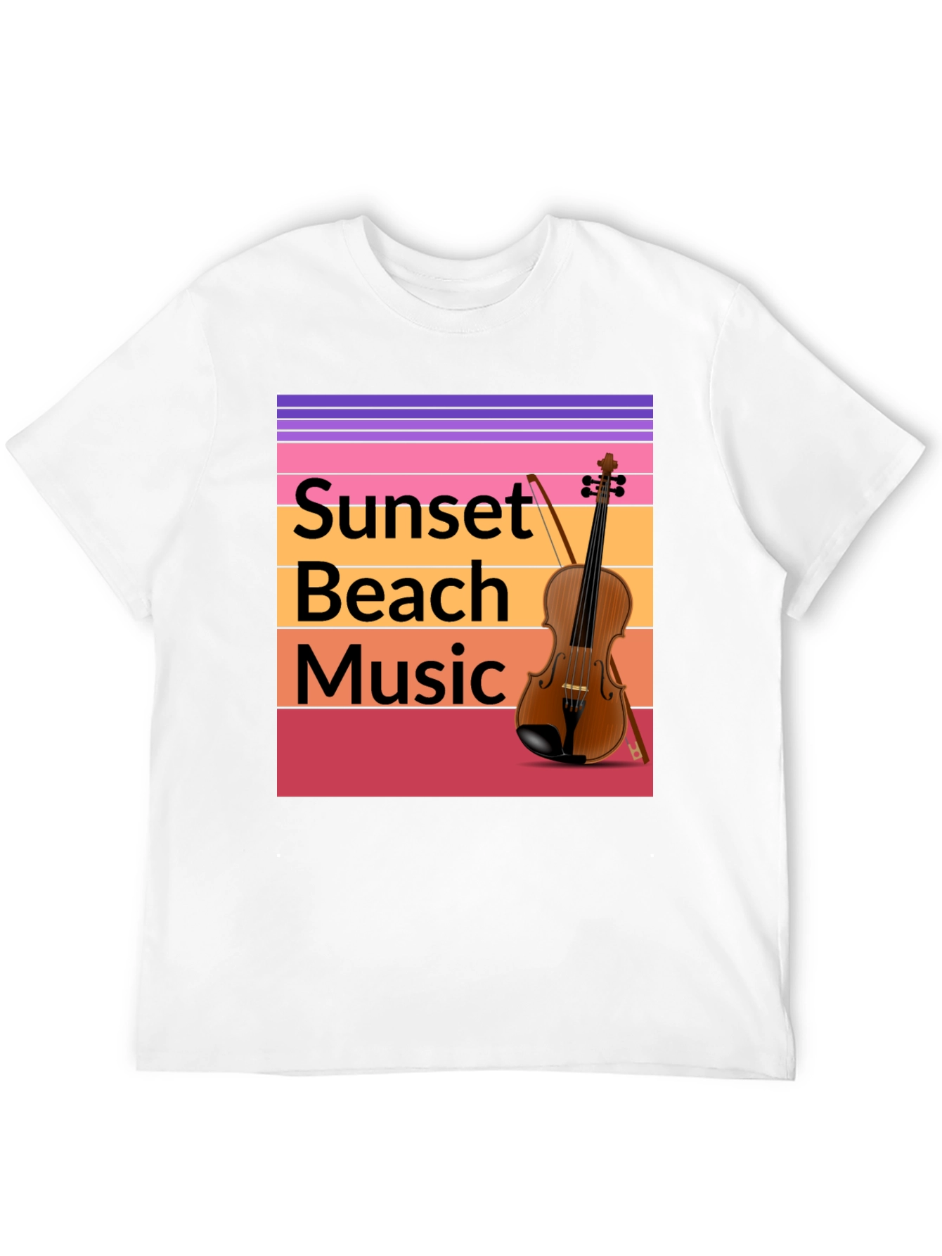 Sunset Beach Music T-Shirt