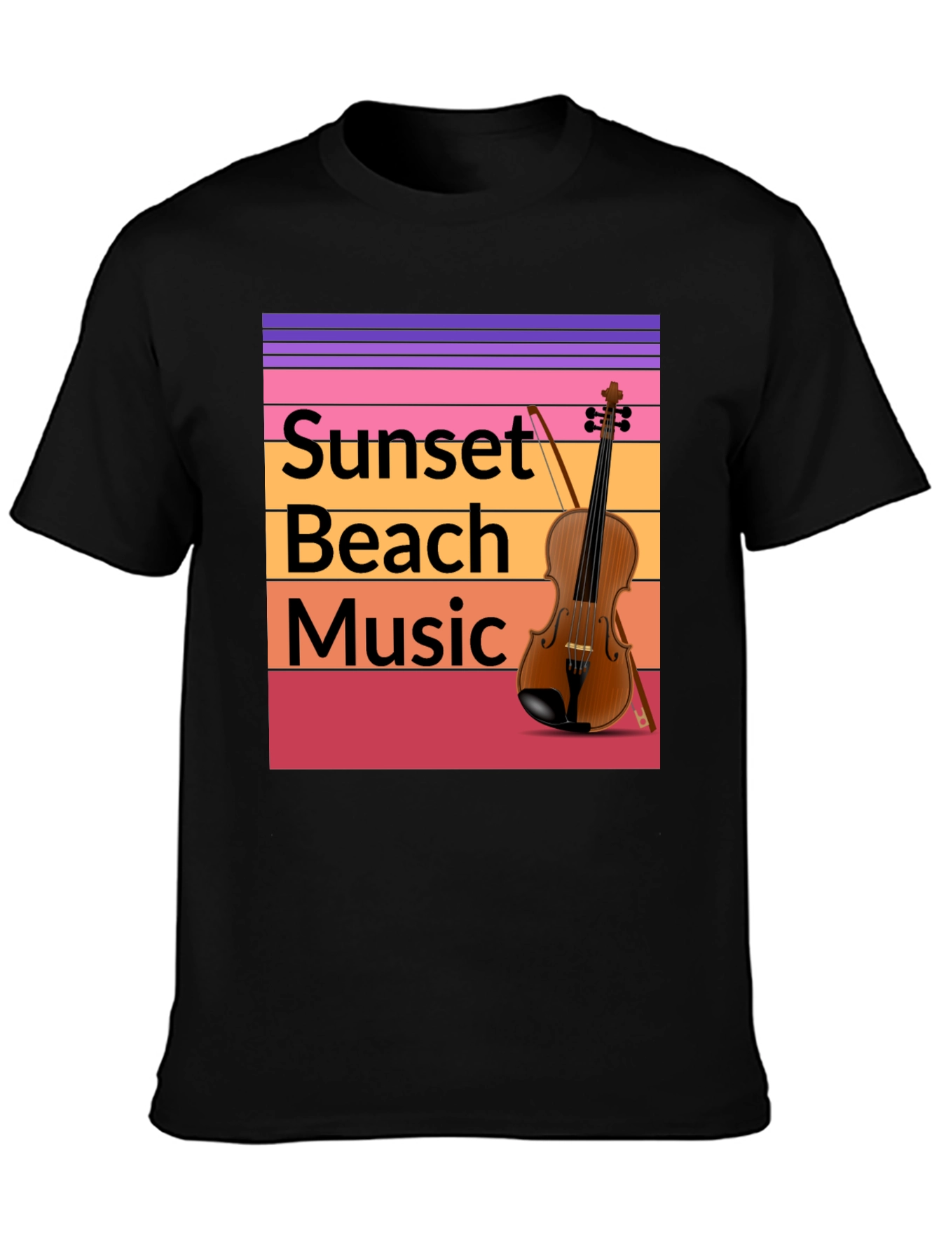Sunset Beach Music T-Shirt