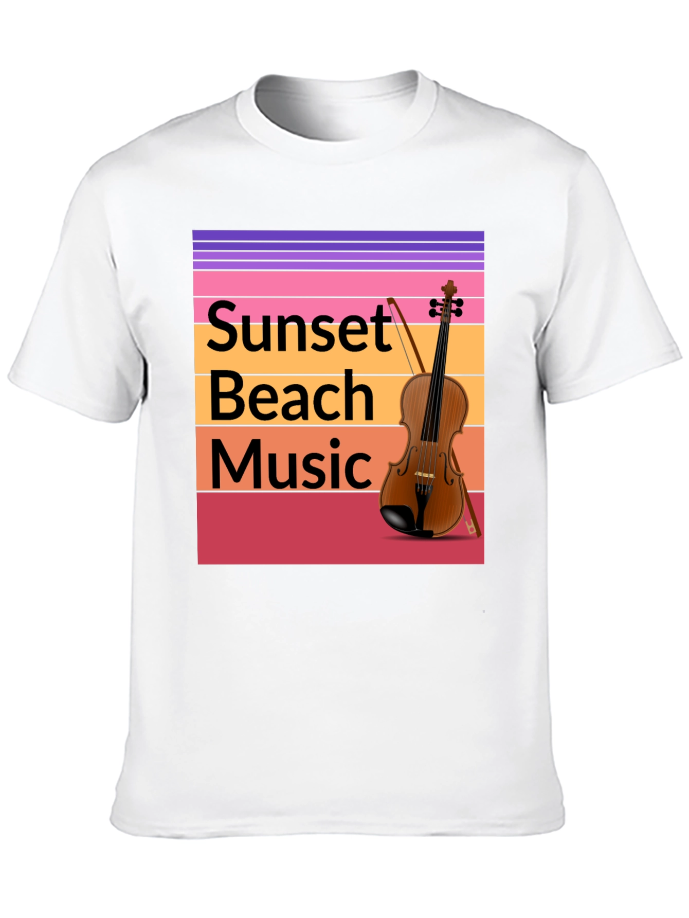 Sunset Beach Music T-Shirt