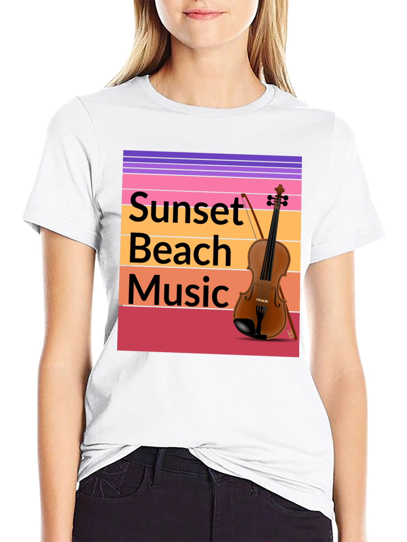 Sunset Beach Music T-Shirt