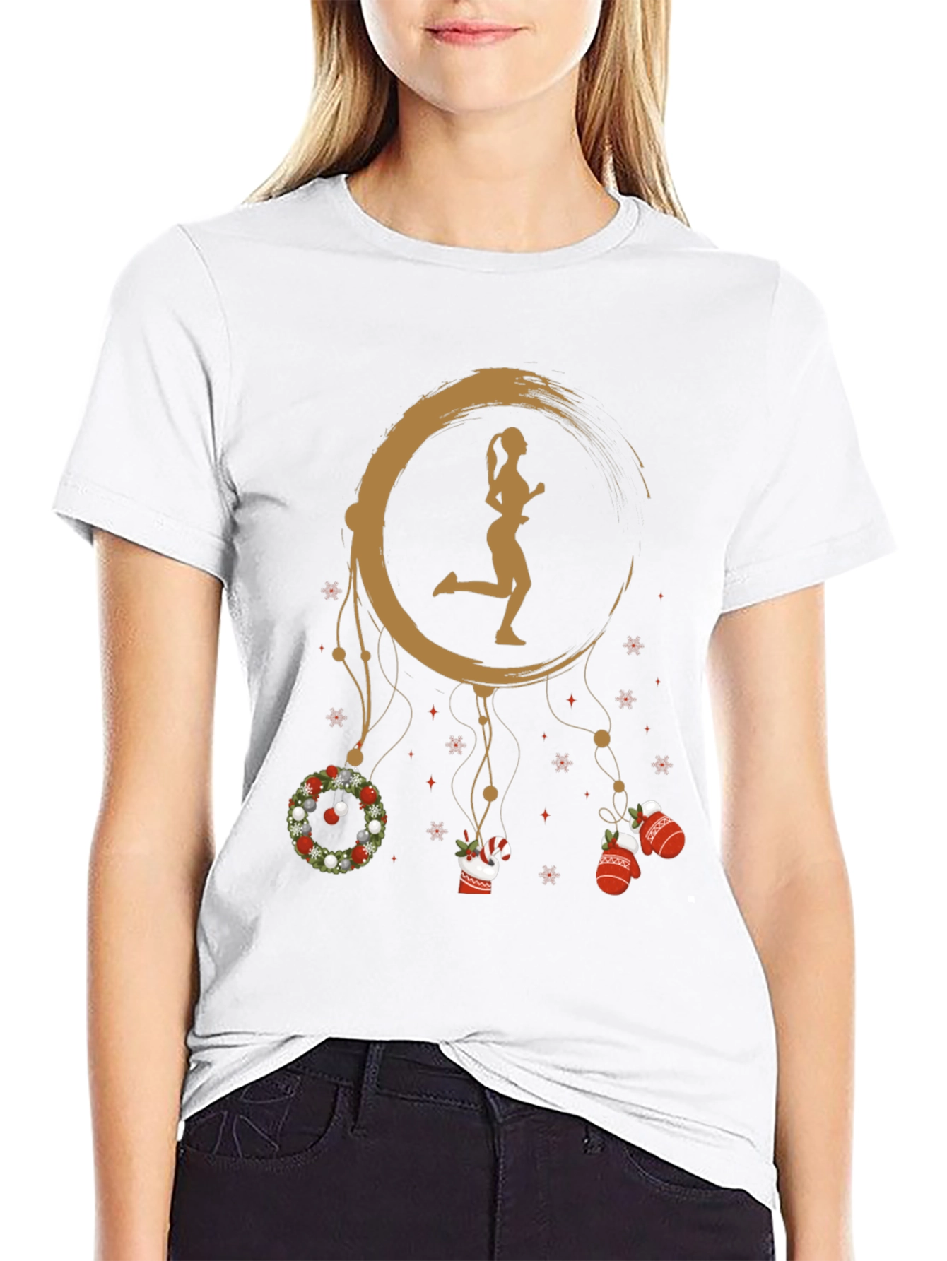 Christmas Runner Dream Catcher T-Shirt