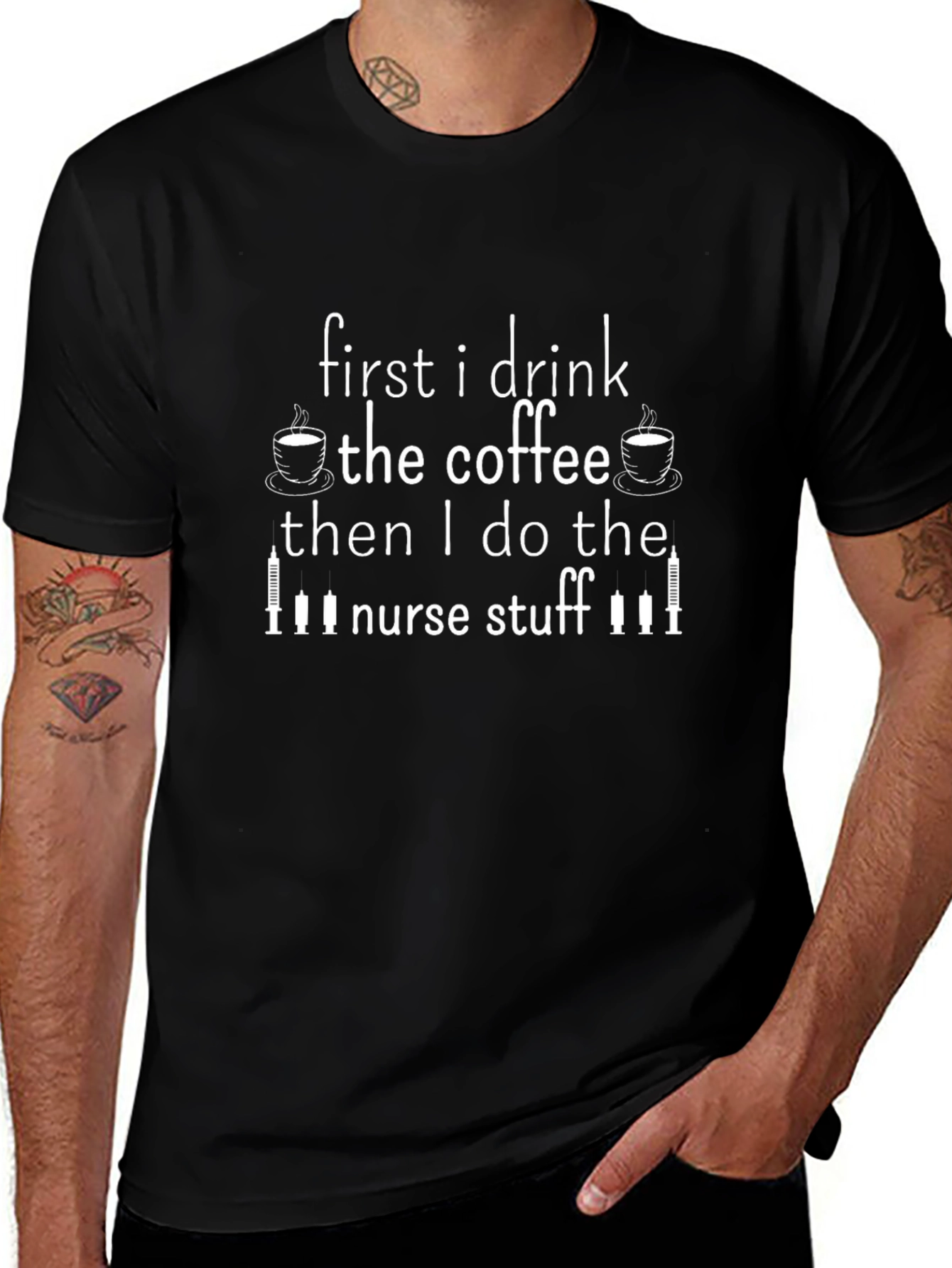 Funny Nurse Coffee T-Shirt