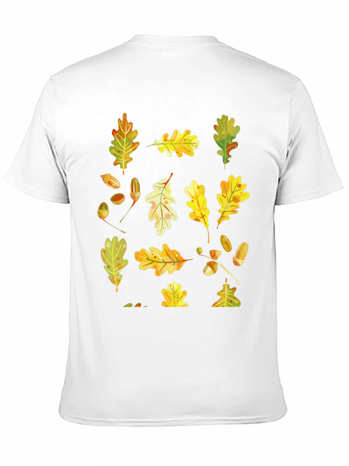 Autumn Leaves Black T-Shirt