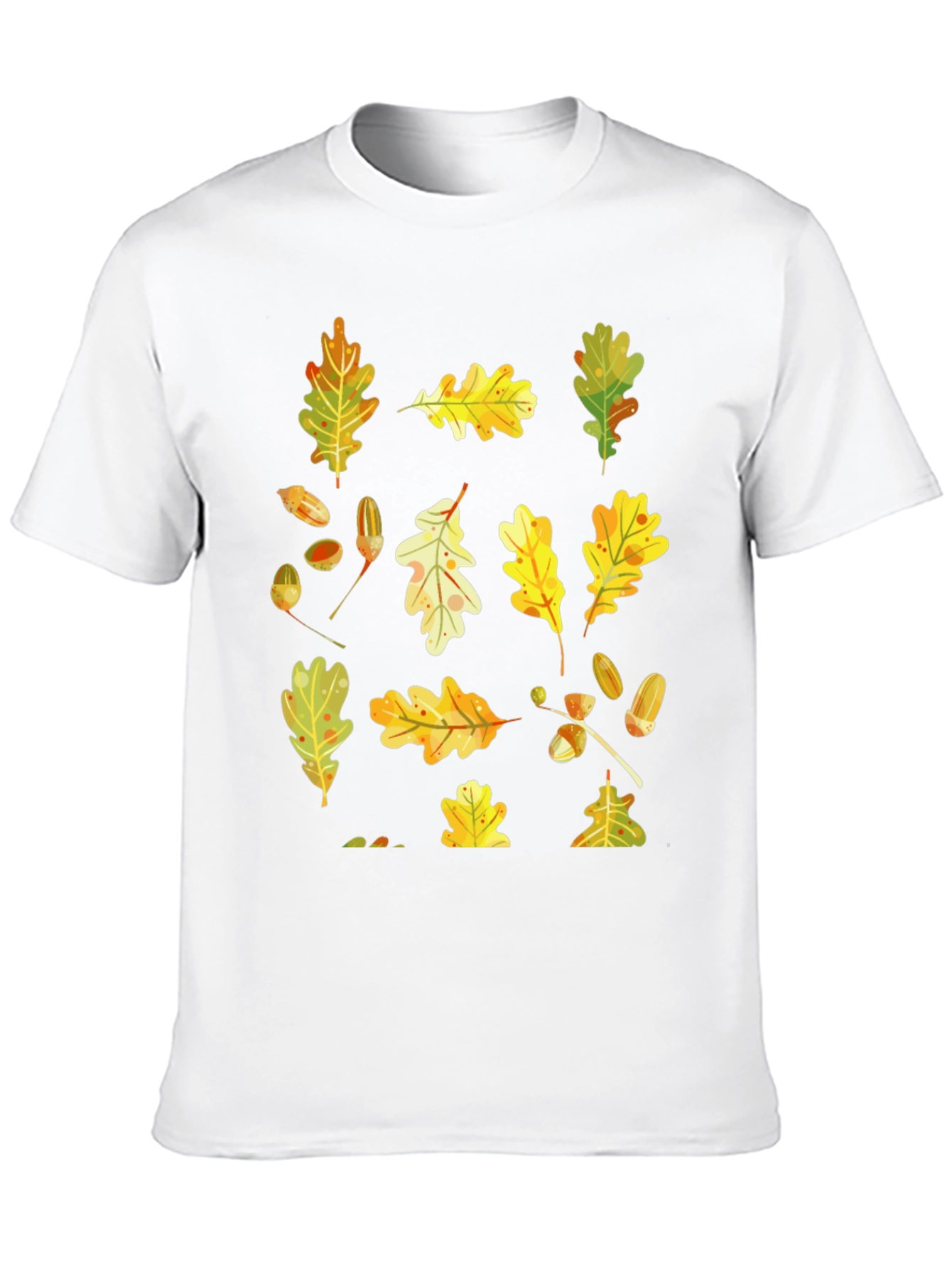 Autumn Leaves Black T-Shirt