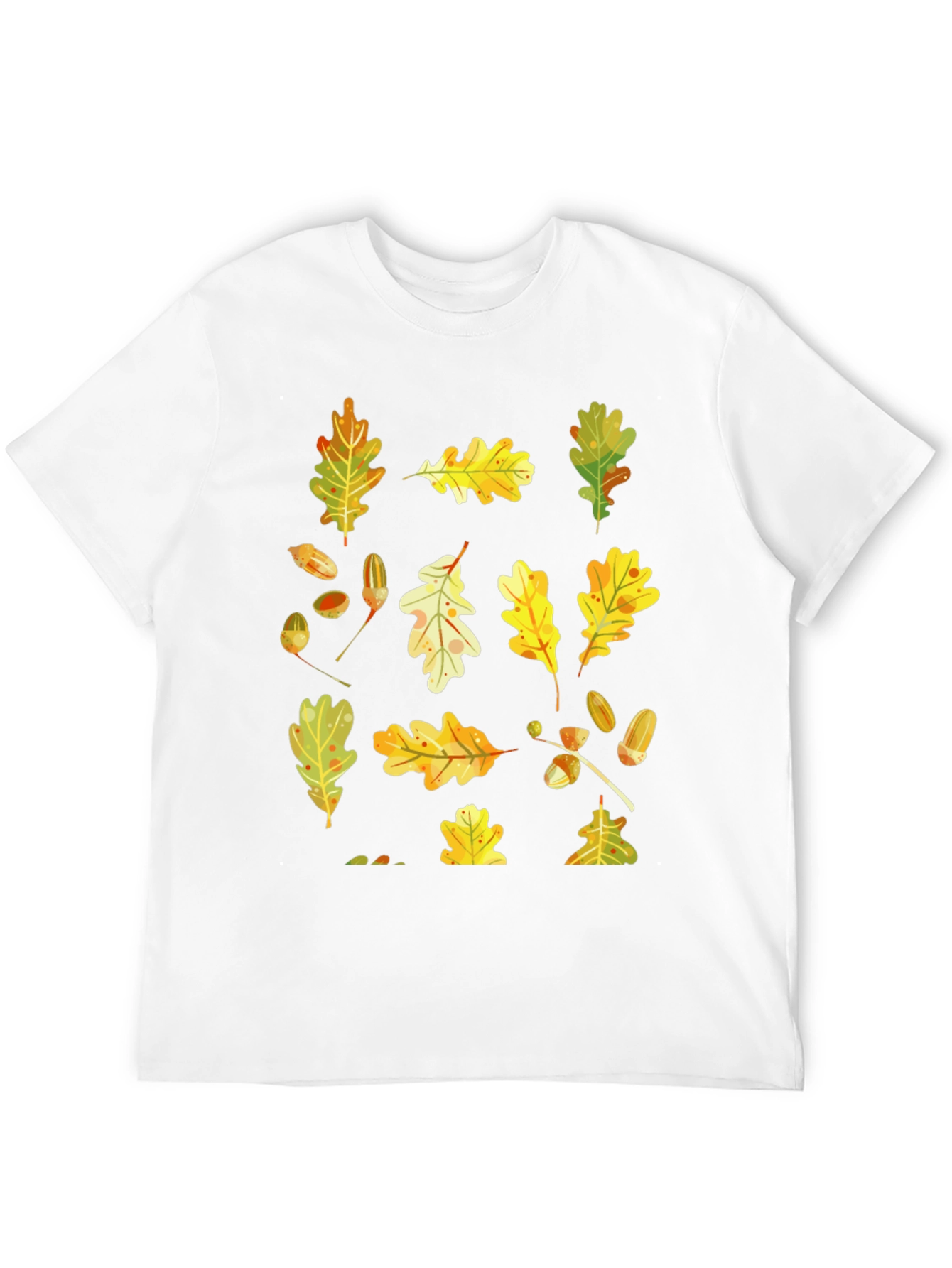 Autumn Leaves Black T-Shirt