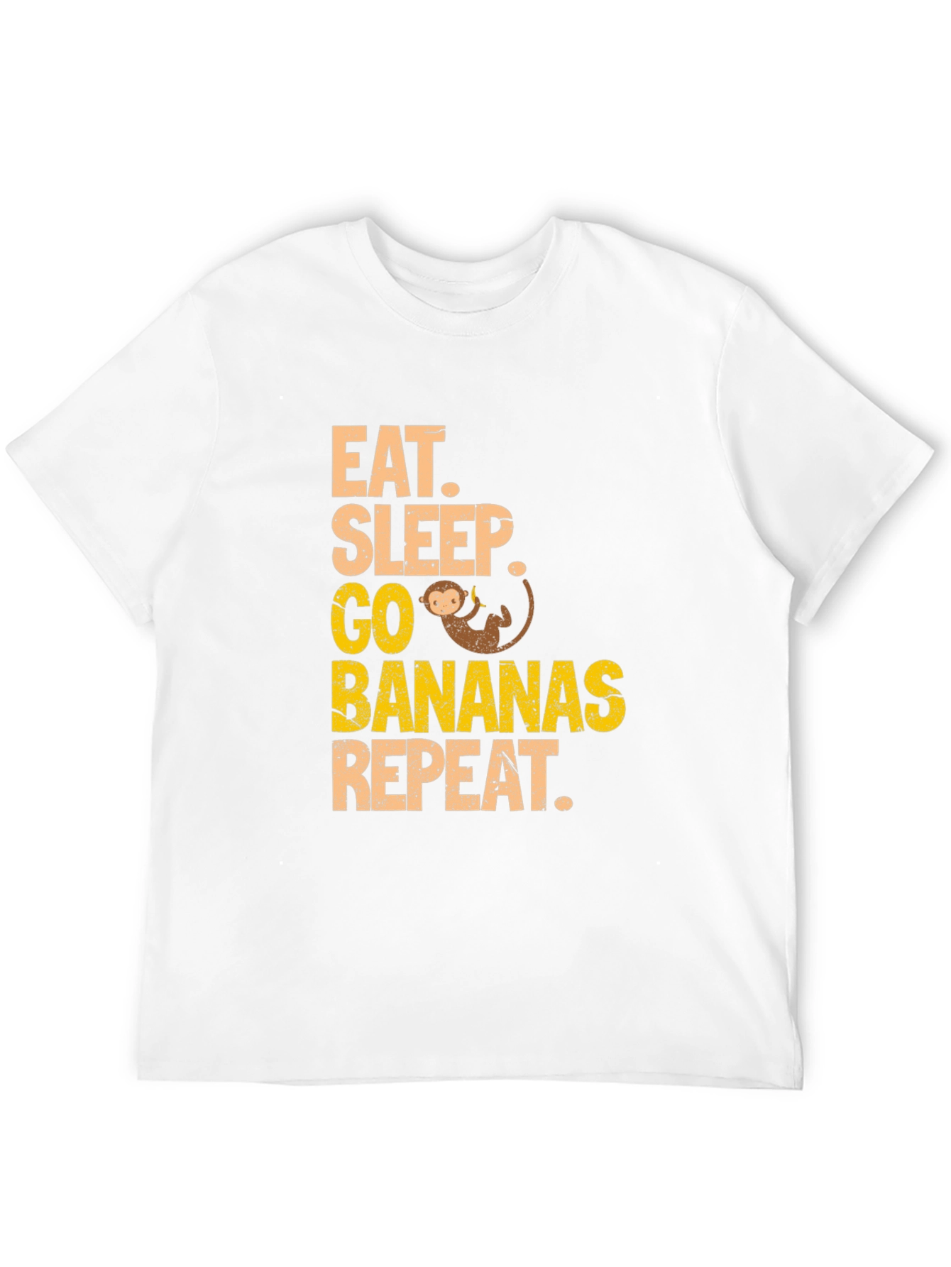 Eat Sleep Go Bananas Monkey T-Shirt