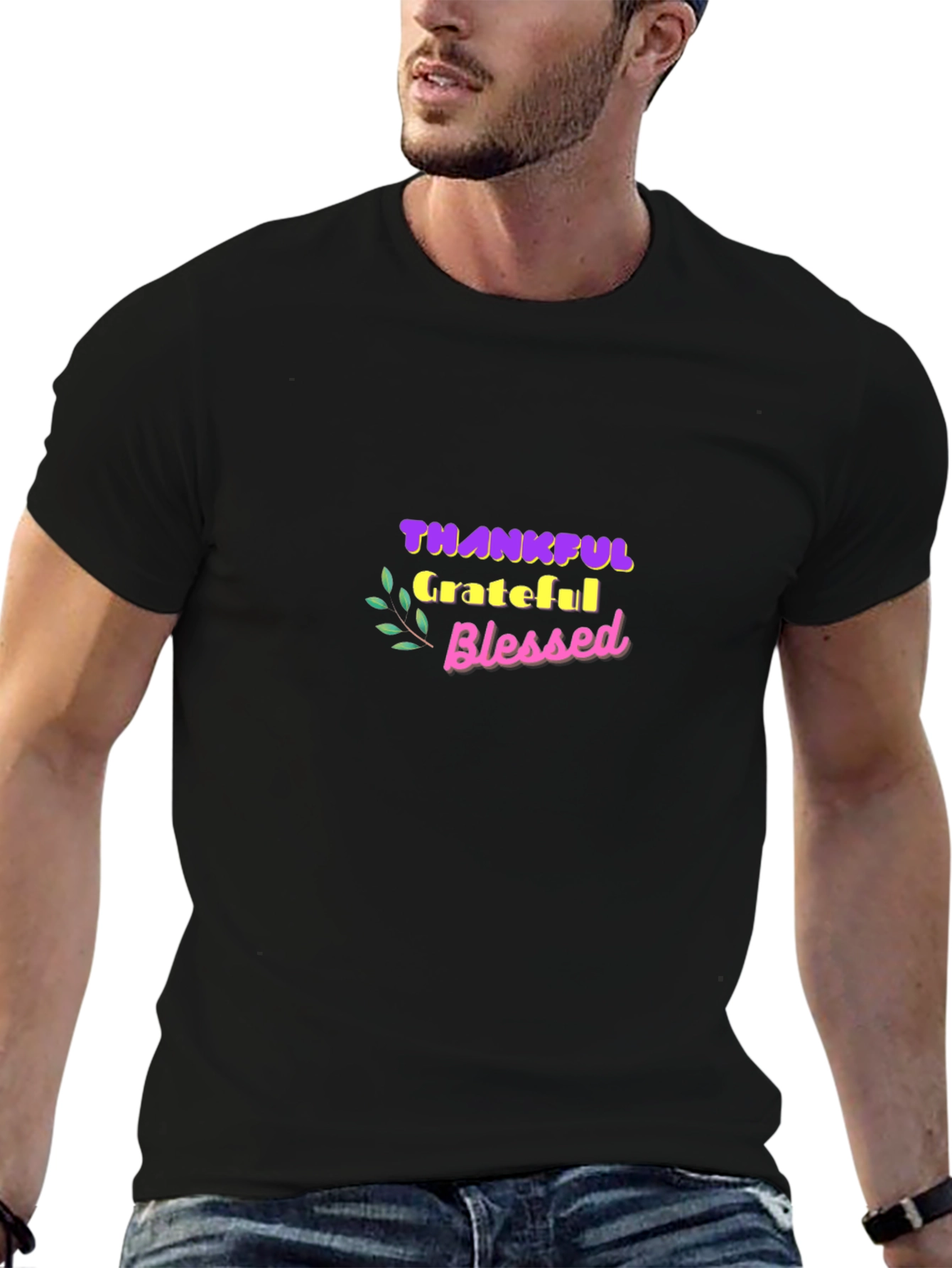 Thankful Grateful Blessed Tee