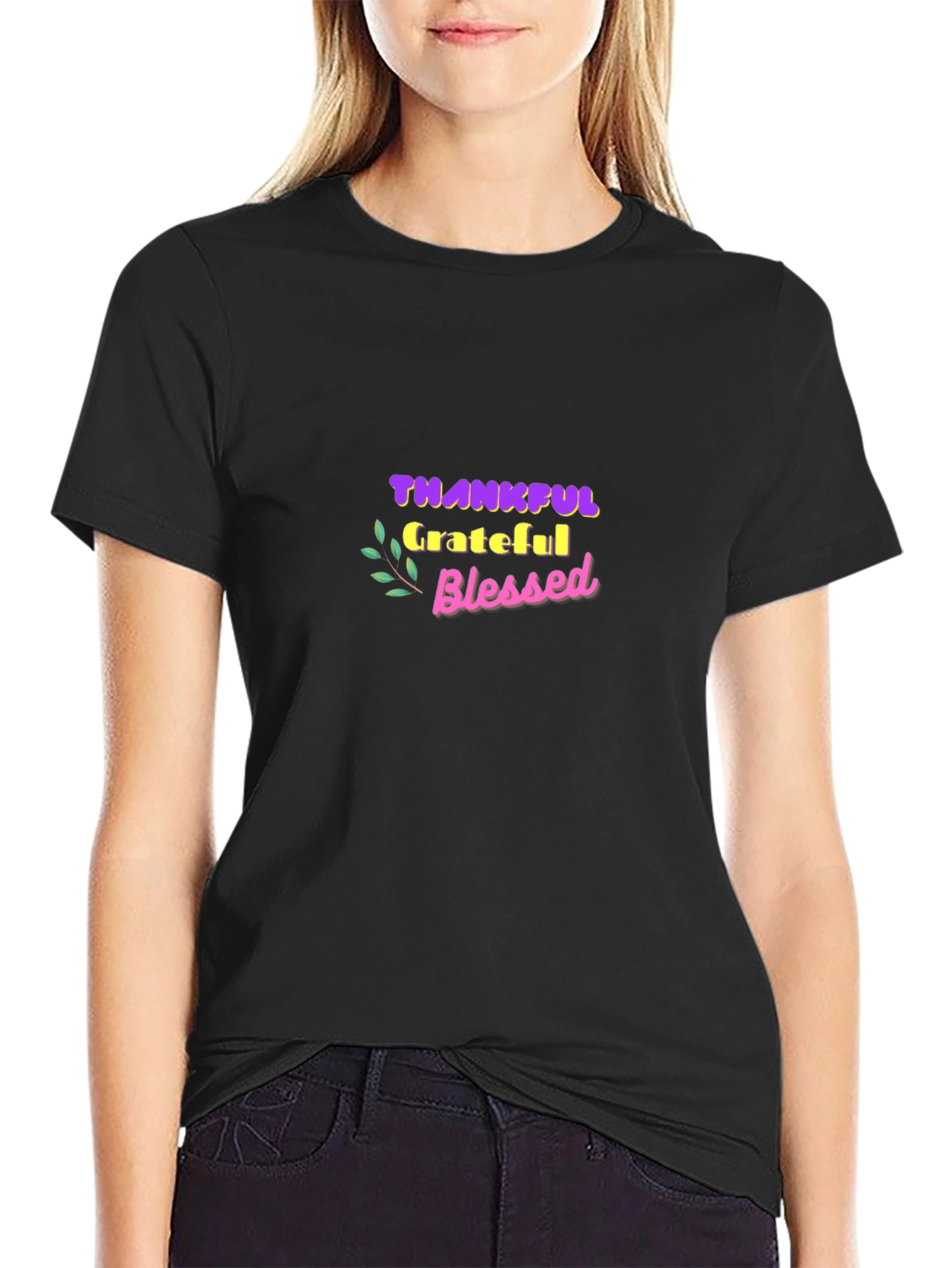 Thankful Grateful Blessed Tee
