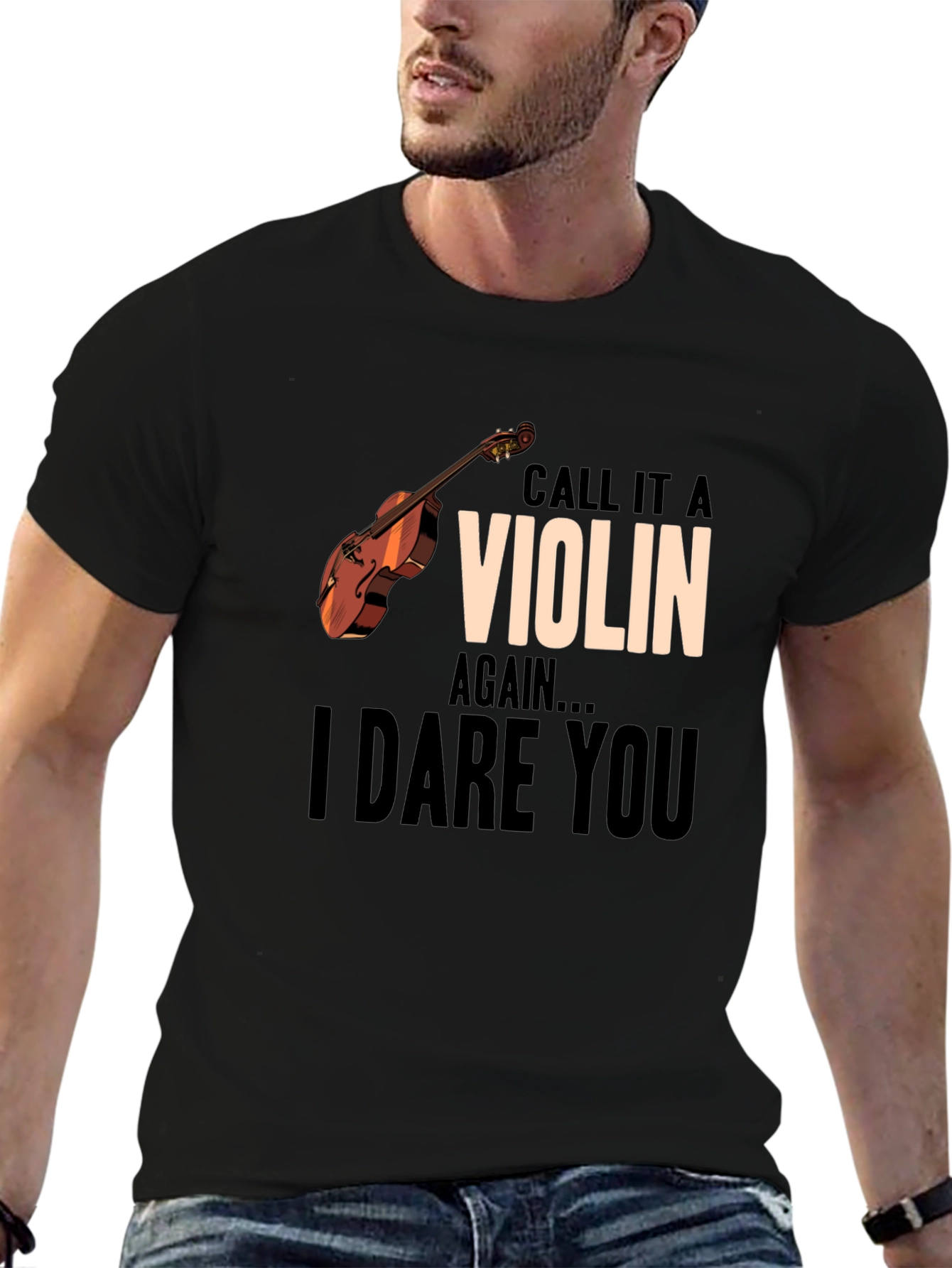 Call It A Violin Again Funny Music T-Shirt
