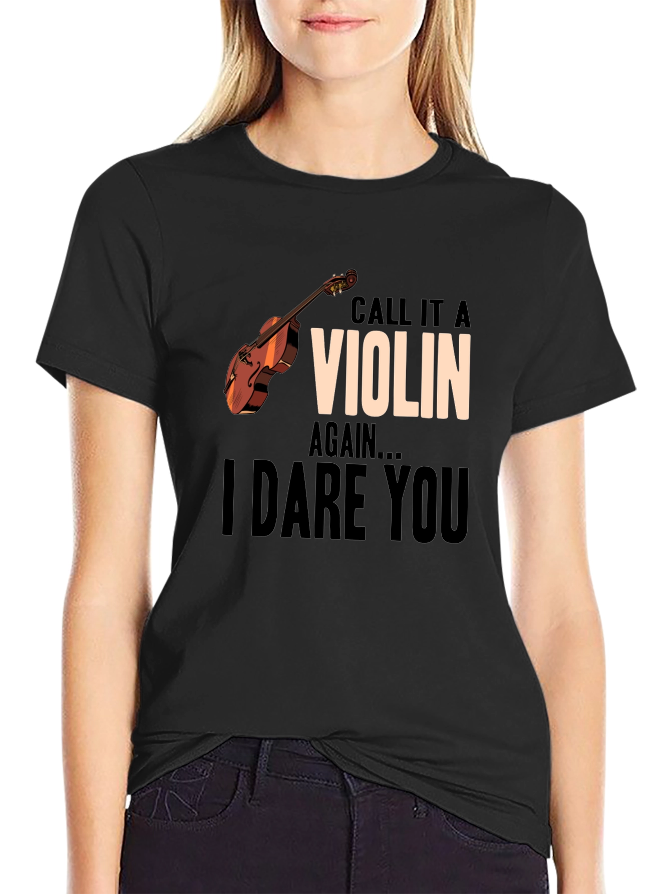 Call It A Violin Again Funny Music T-Shirt