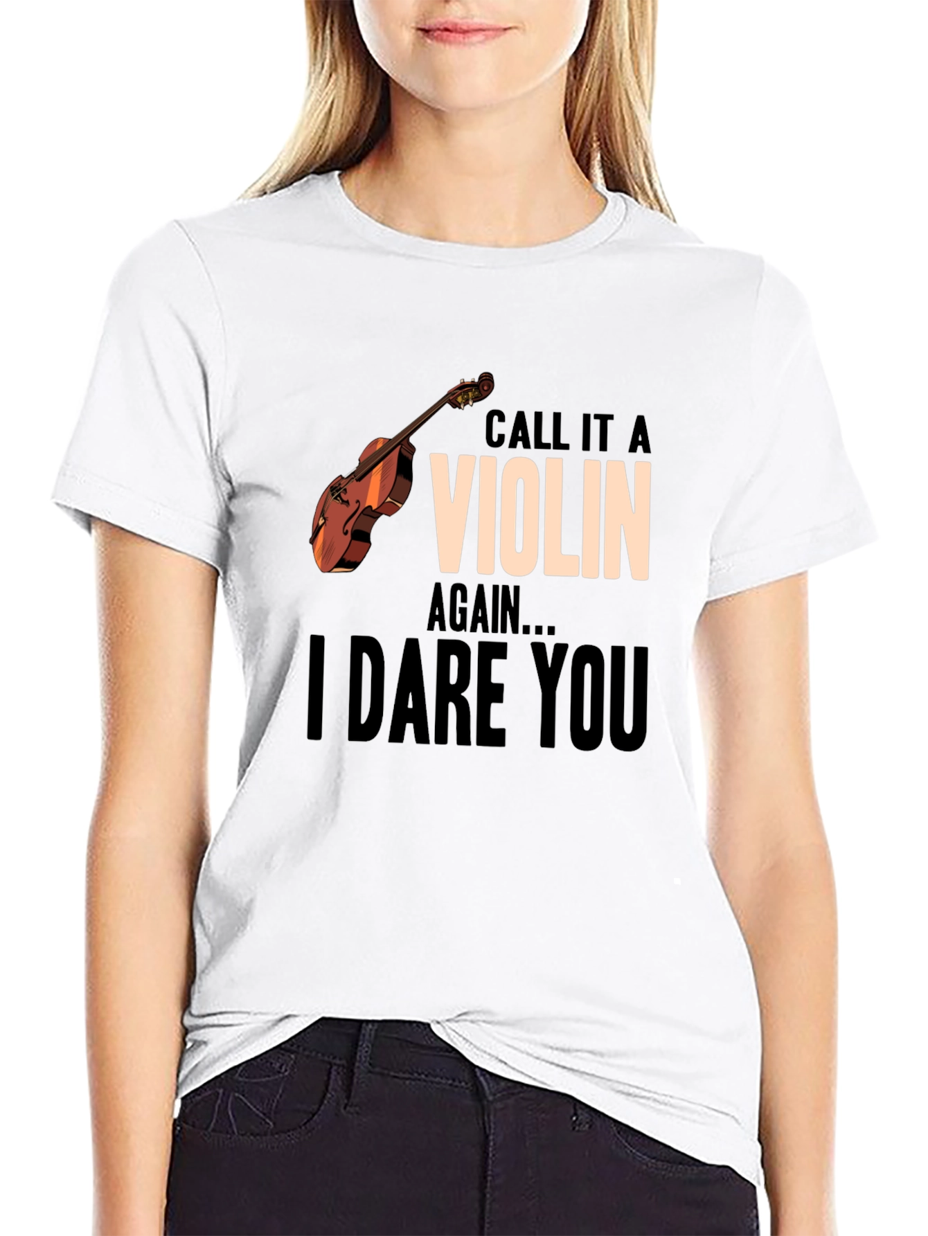 Call It A Violin Again Funny Music T-Shirt