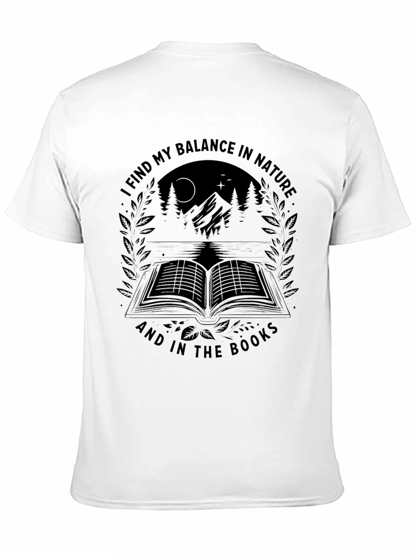 Nature & Books Graphic Tee