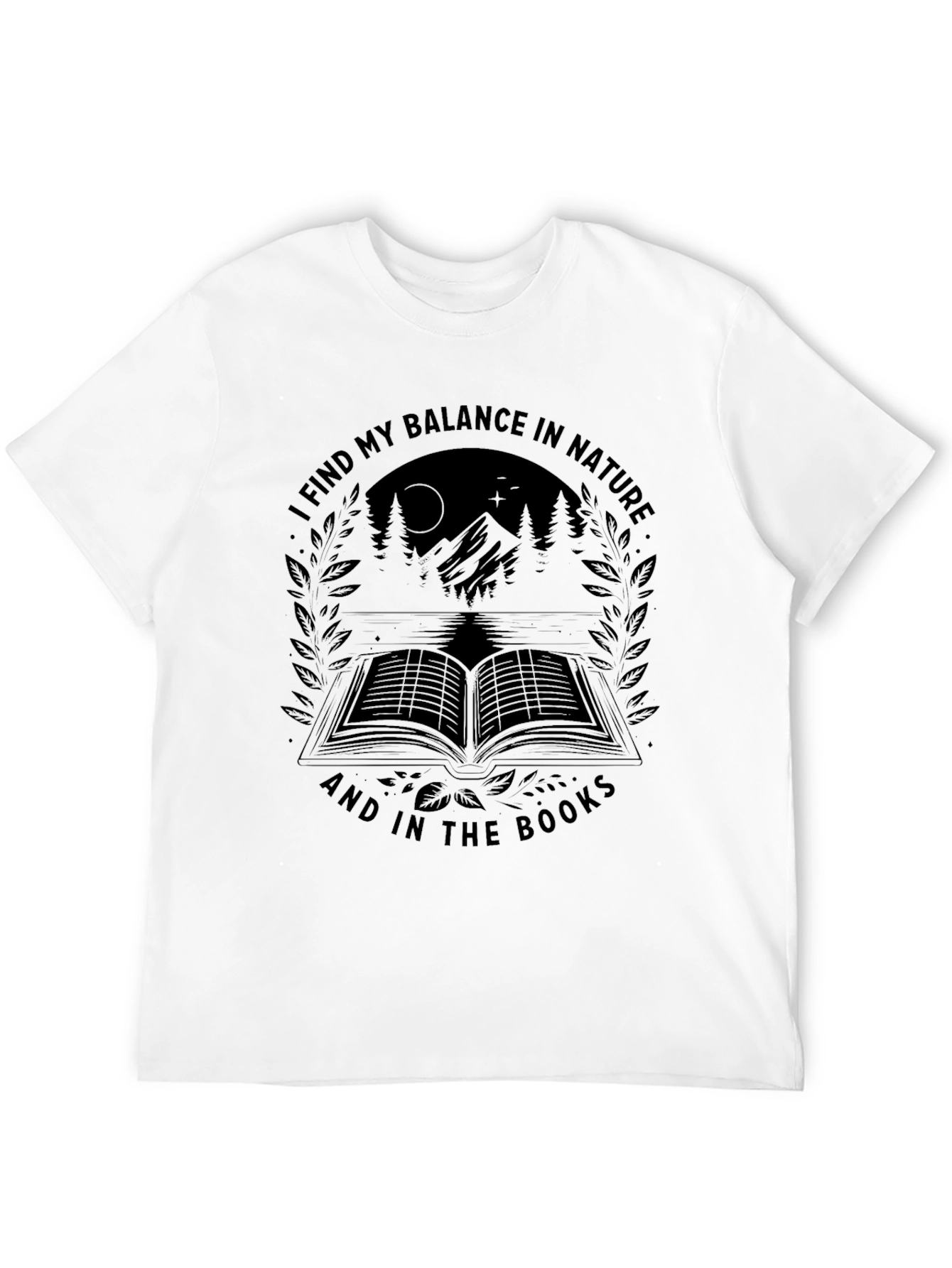 Nature & Books Graphic Tee