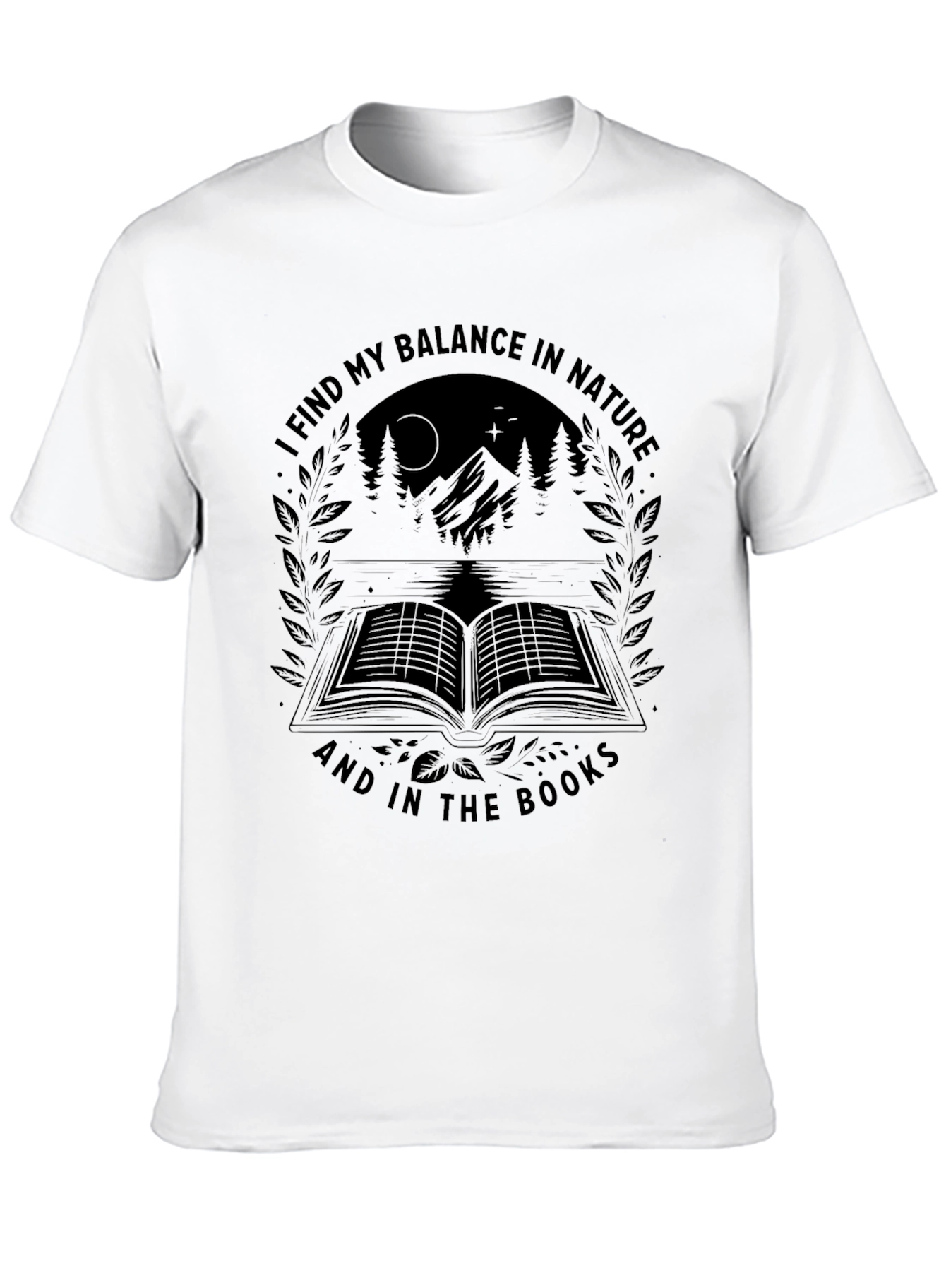 Nature & Books Graphic Tee