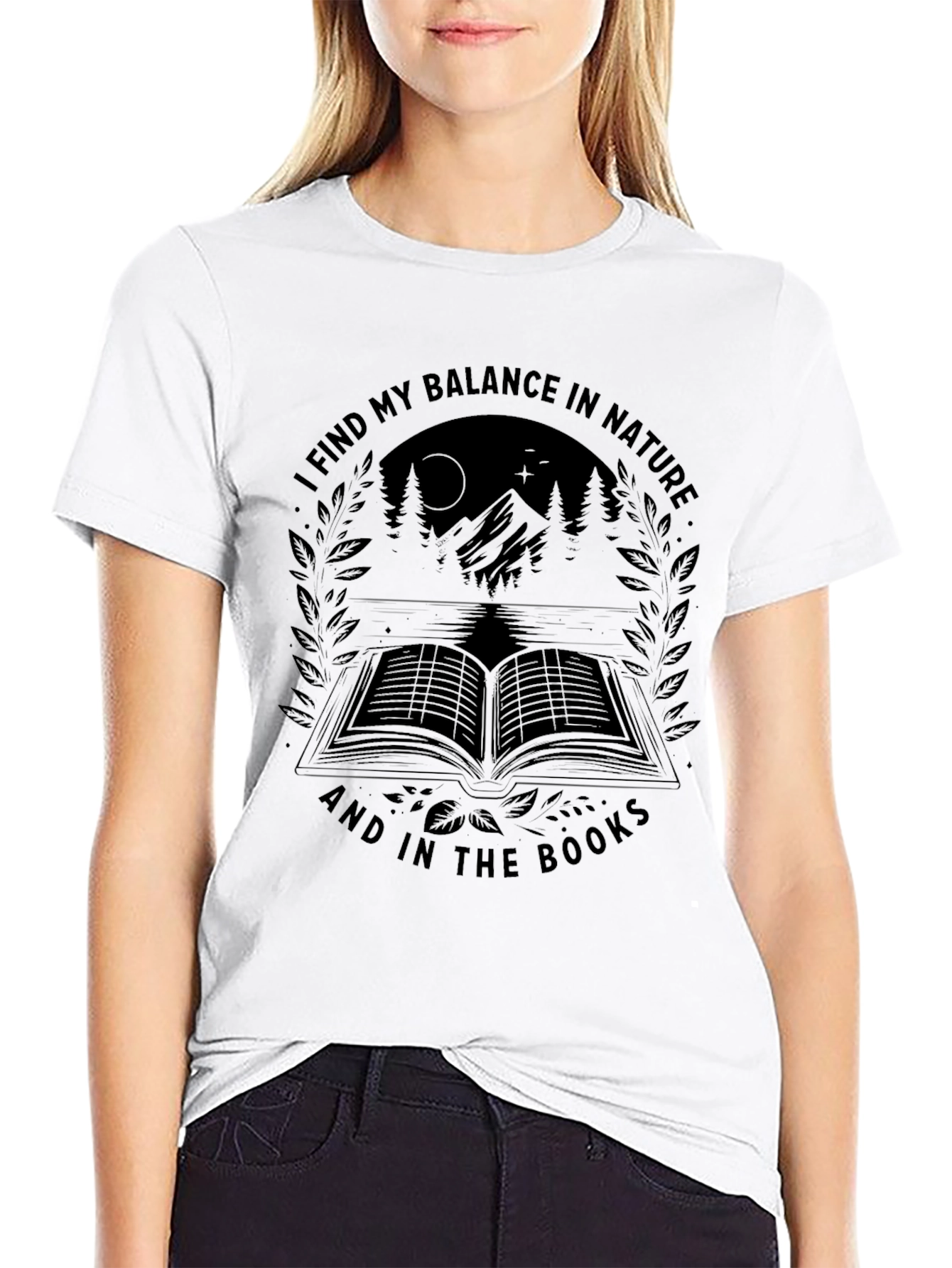 Nature & Books Graphic Tee