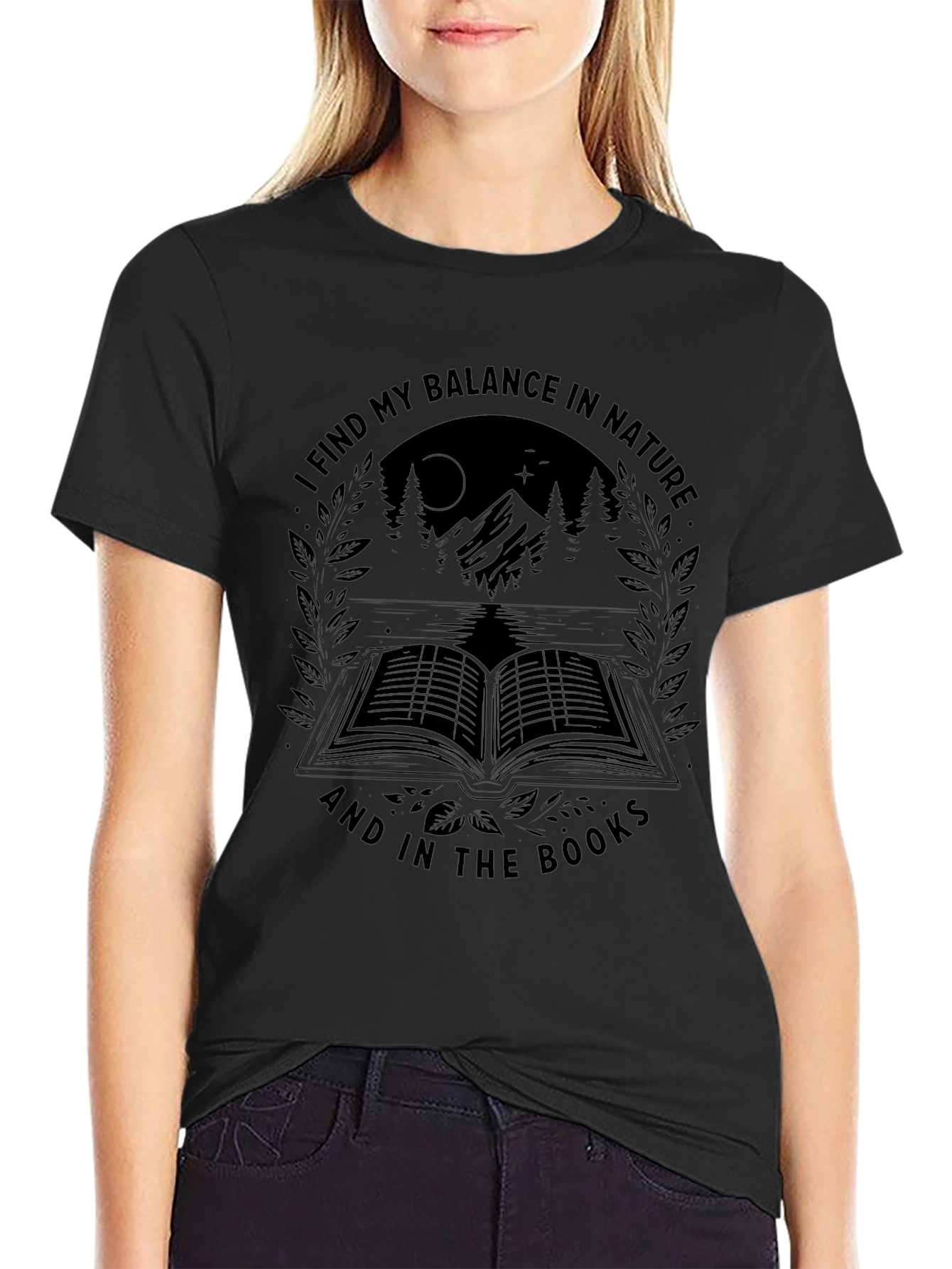 Nature & Books Graphic Tee
